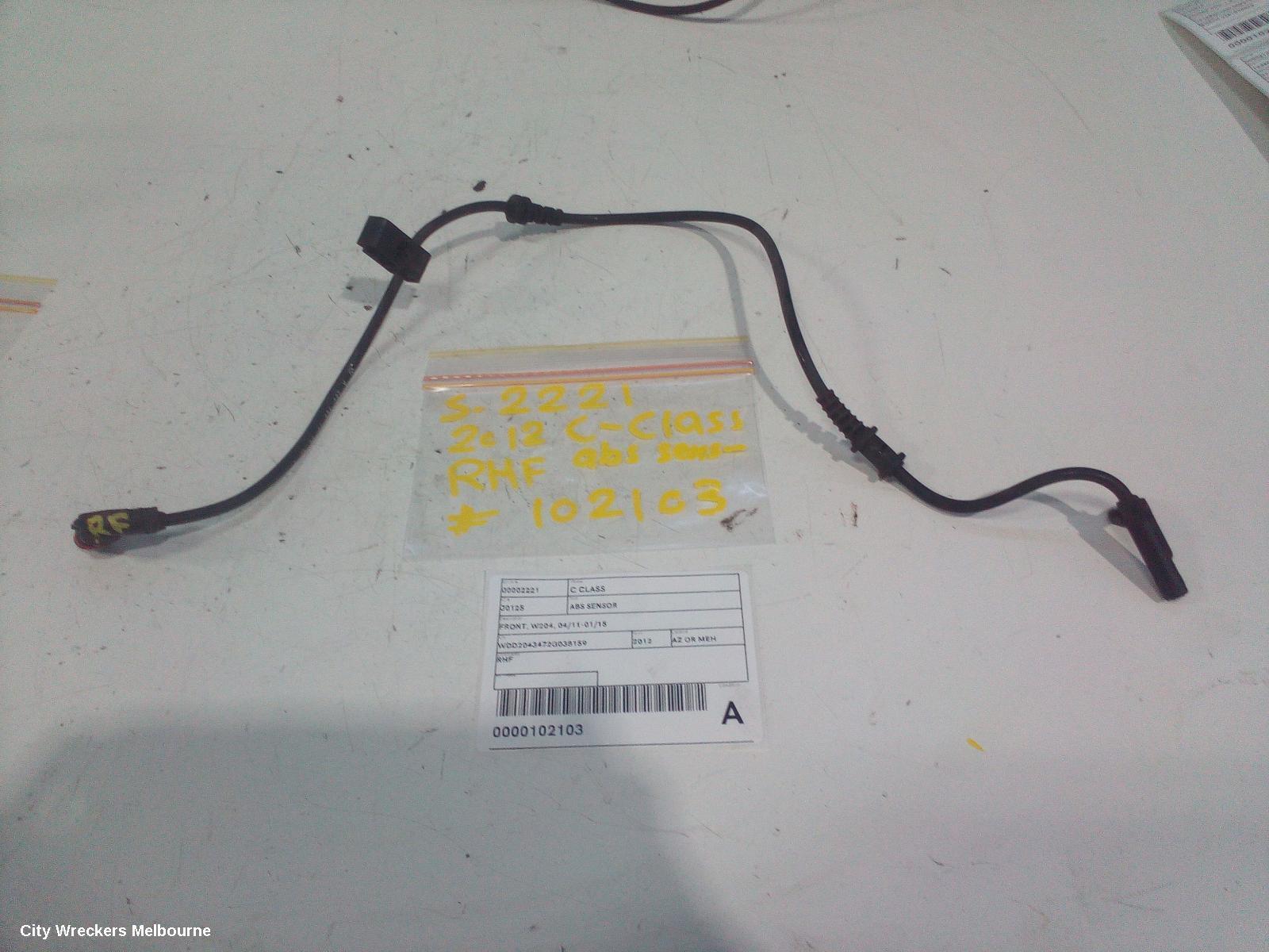 MERCEDES C CLASS 2012 Abs Sensor