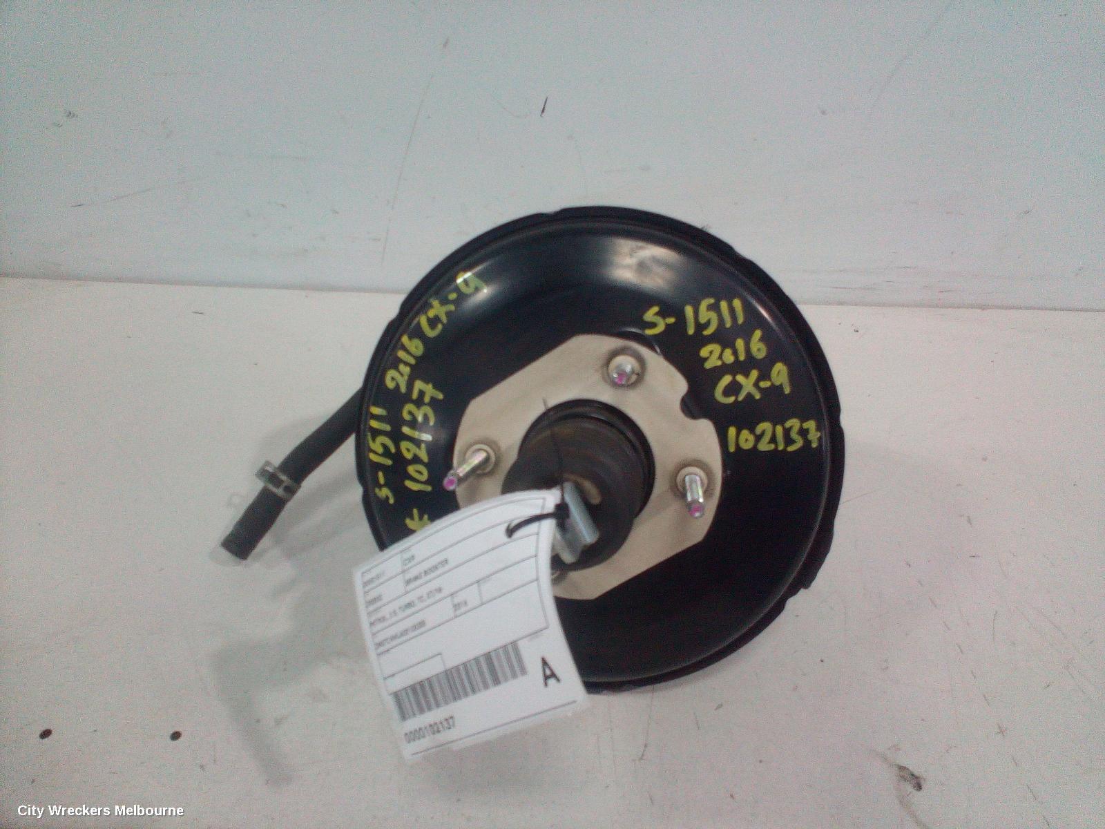 MAZDA CX9 2016 Brake Booster