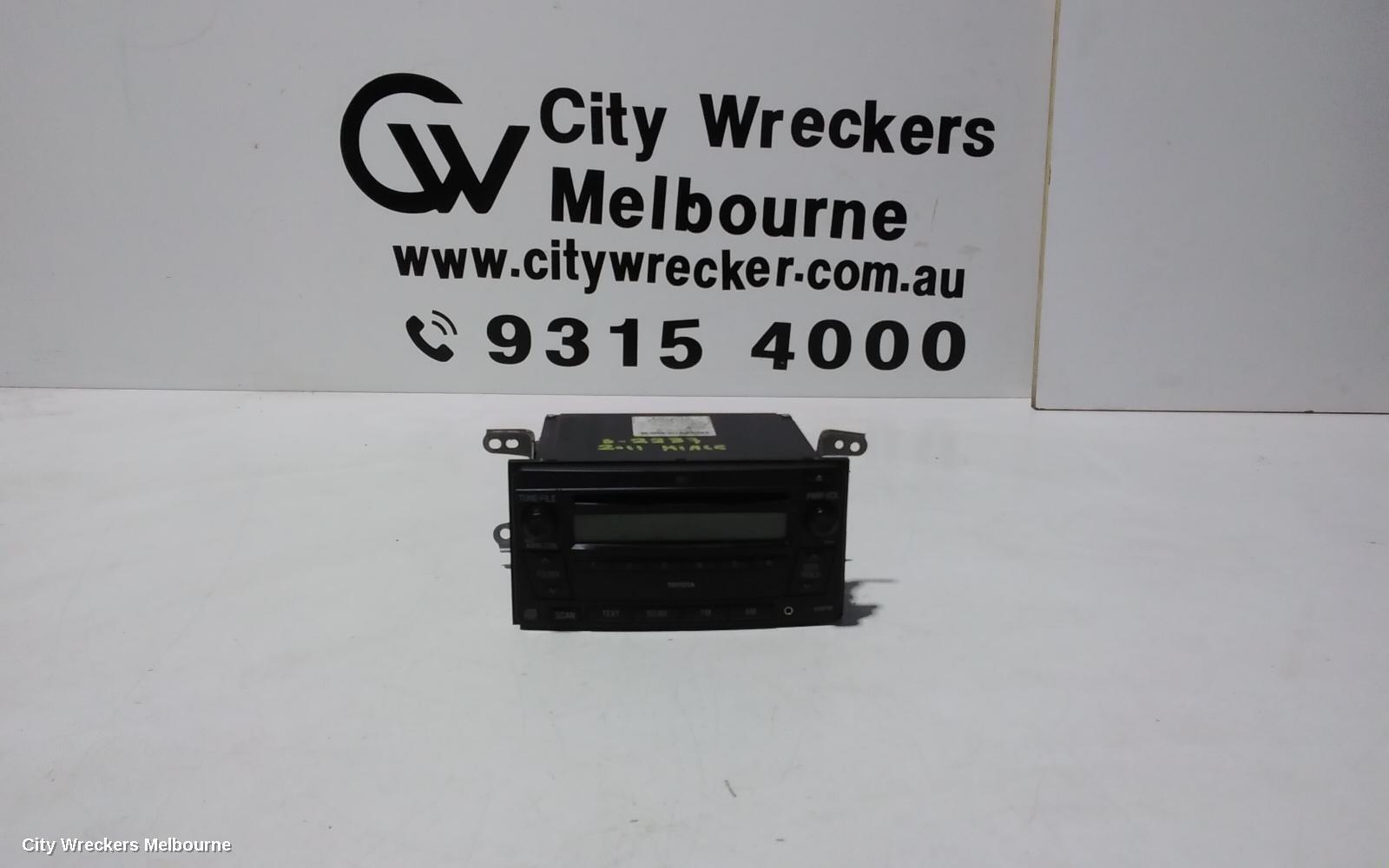 TOYOTA HIACE 2011 Radio/Cd/Dvd/Sat/Tv