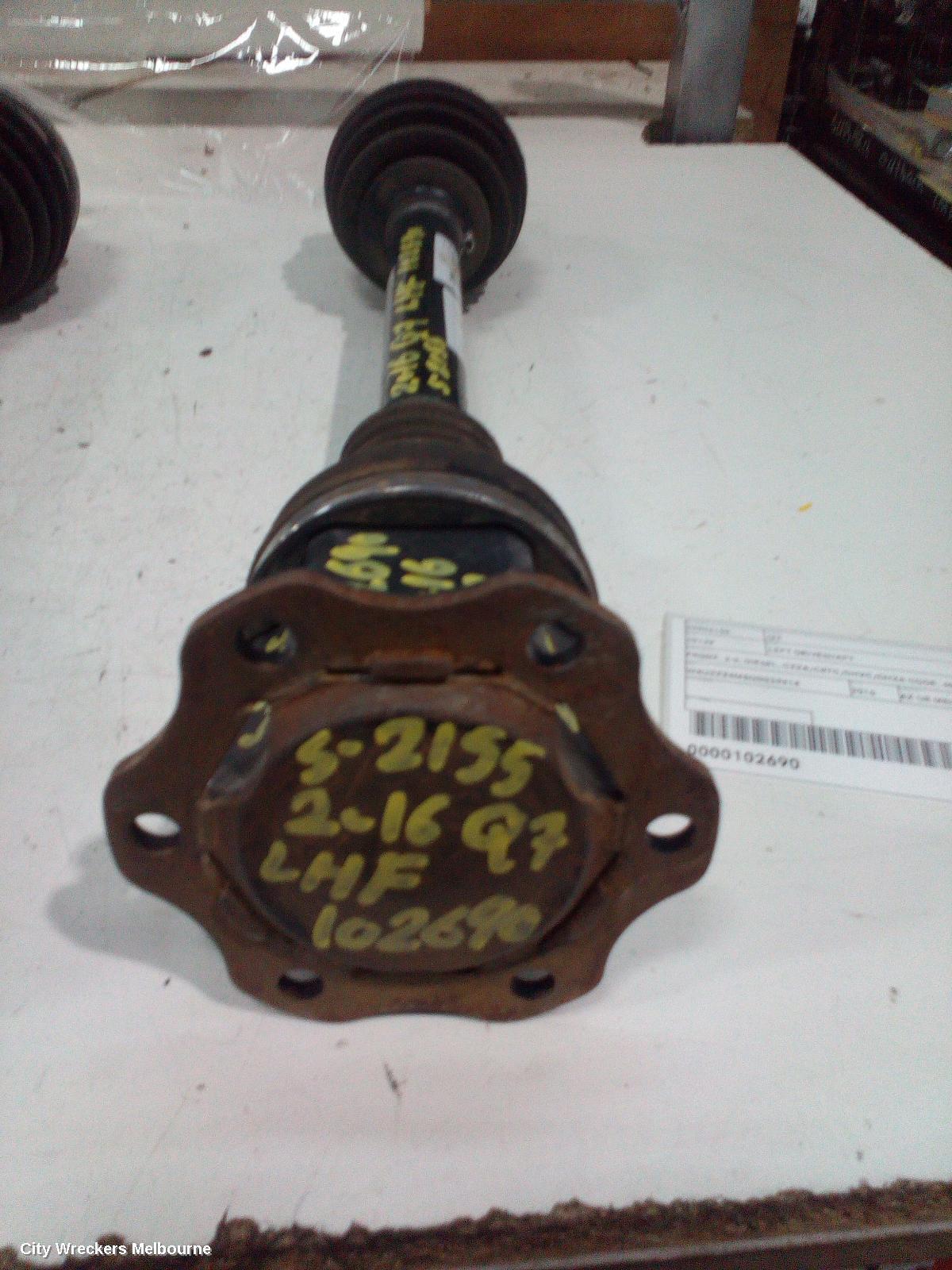 AUDI Q7 2016 Left Driveshaft