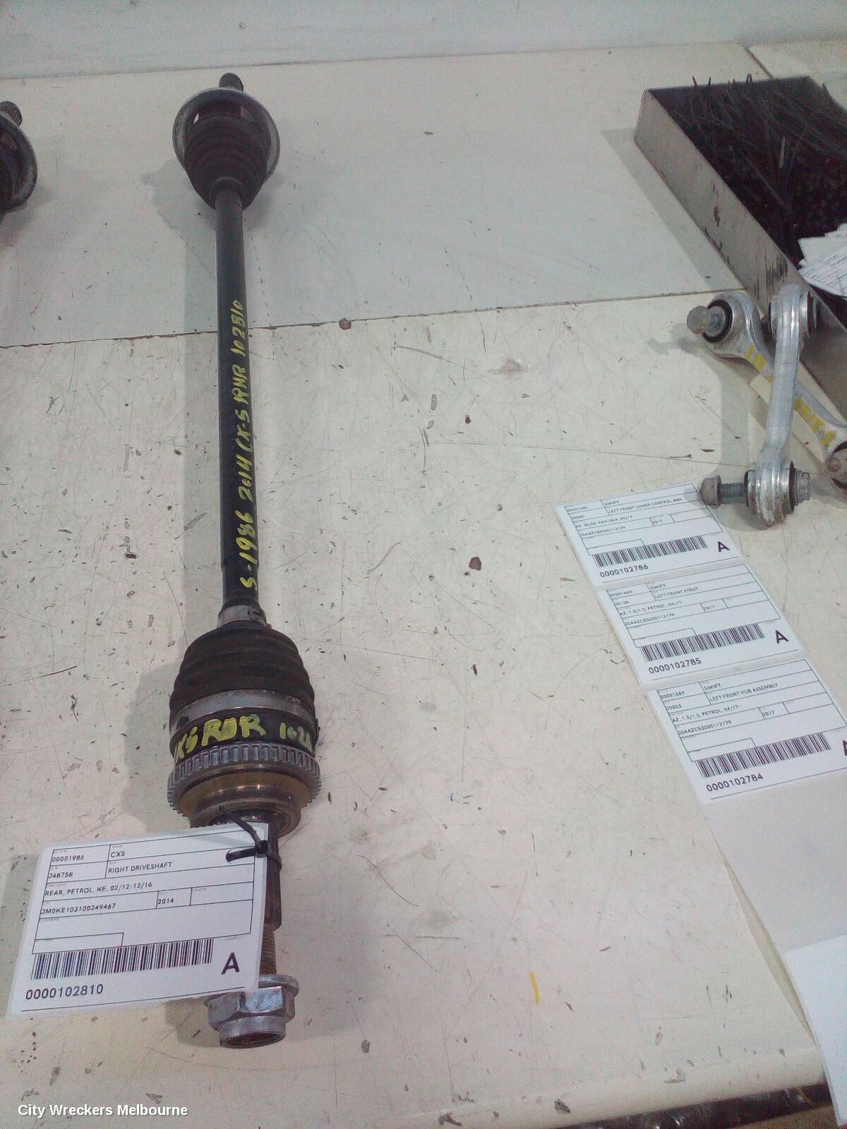 MAZDA CX5 2014 Right Driveshaft