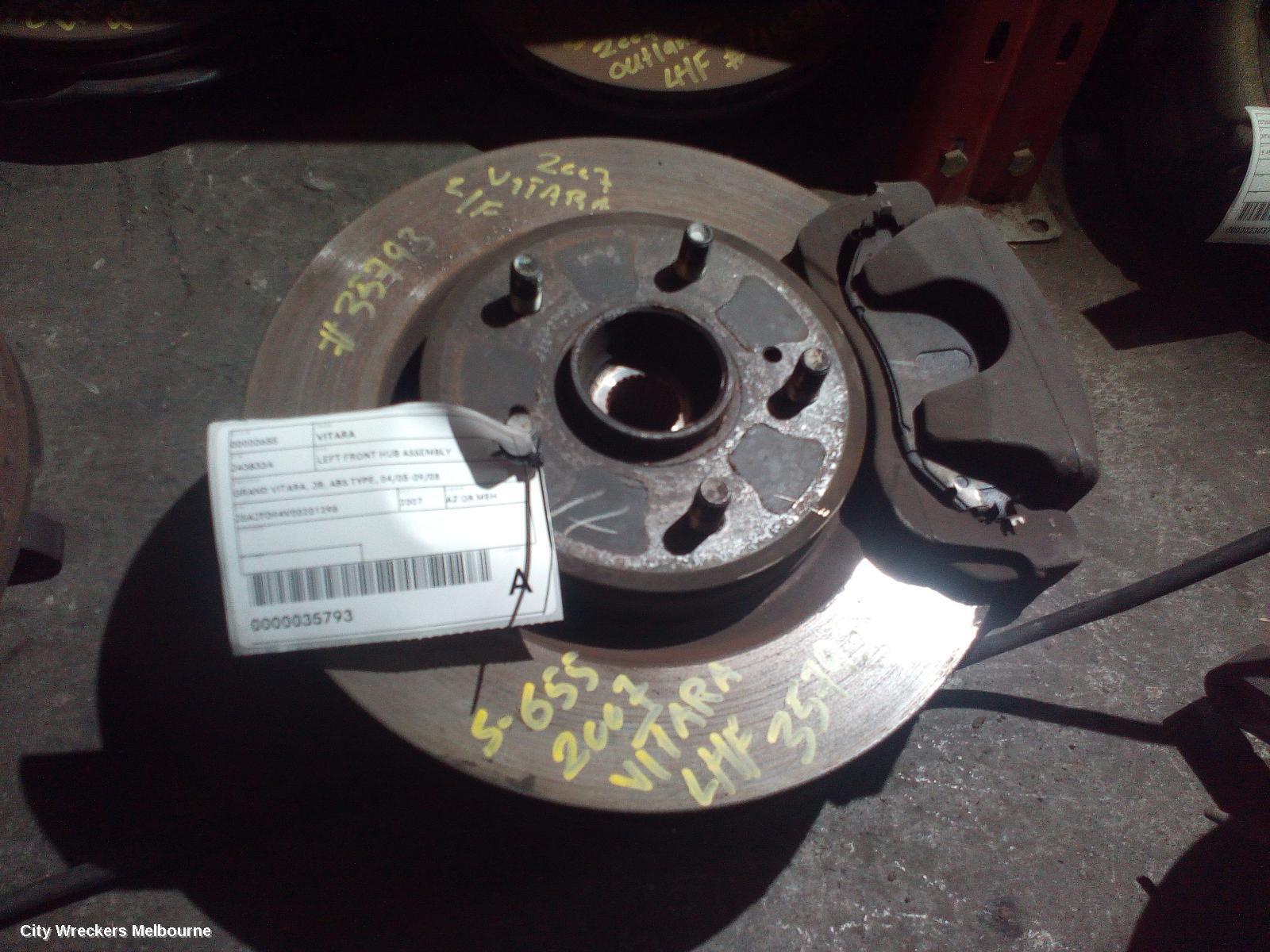 SUZUKI VITARA 2007 Left Front Hub Assembly