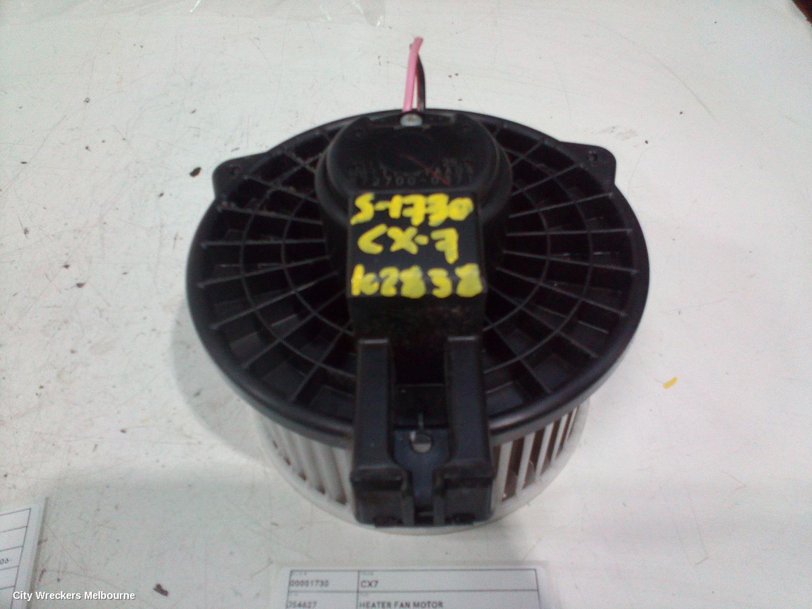 MAZDA CX7 2010 Heater Fan Motor
