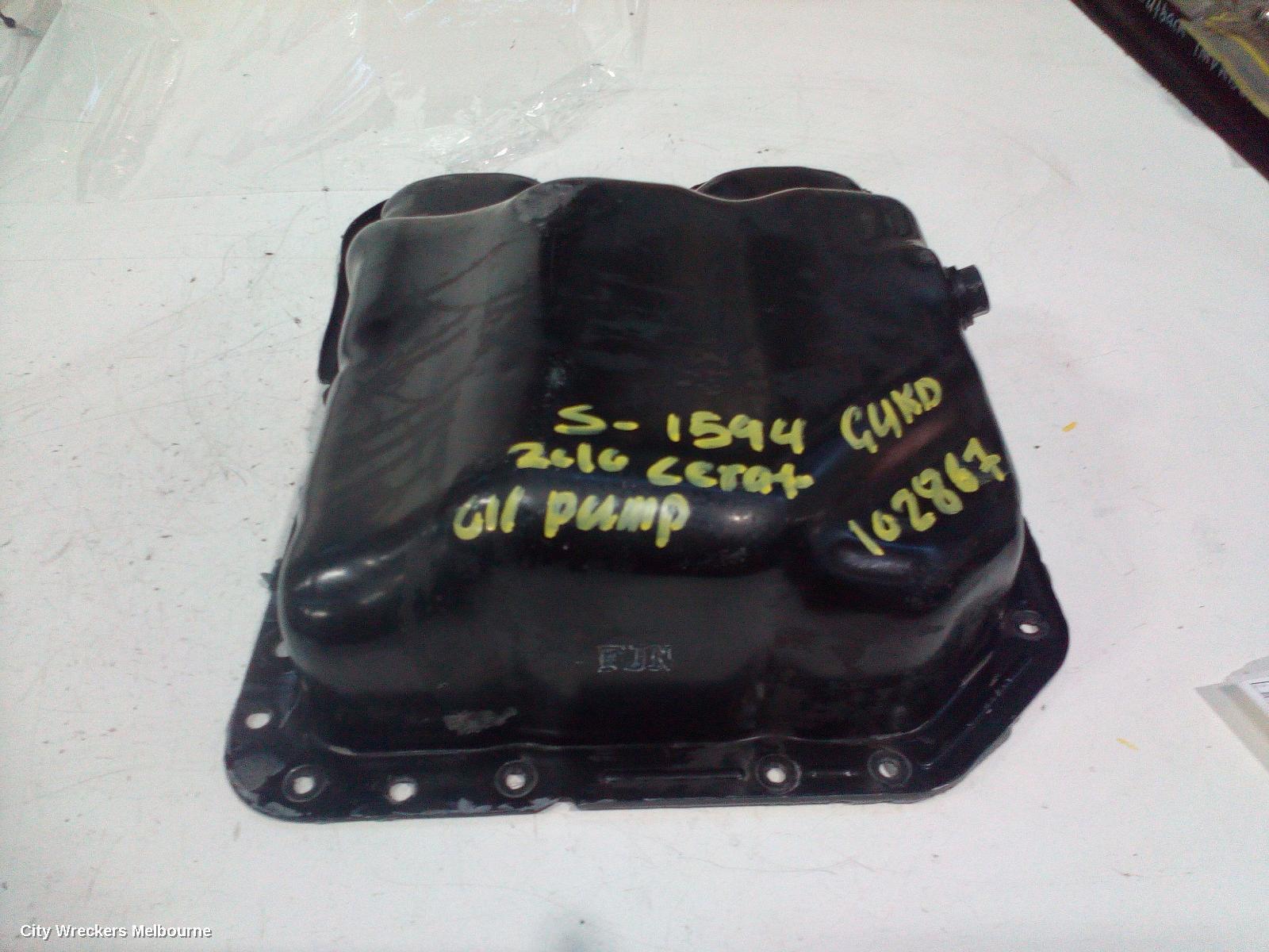 KIA CERATO 2010 Oil Pump