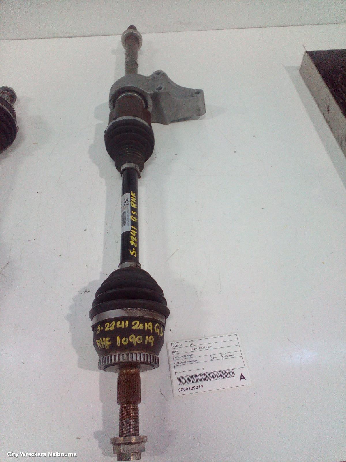 MG GS 2019 Right Driveshaft