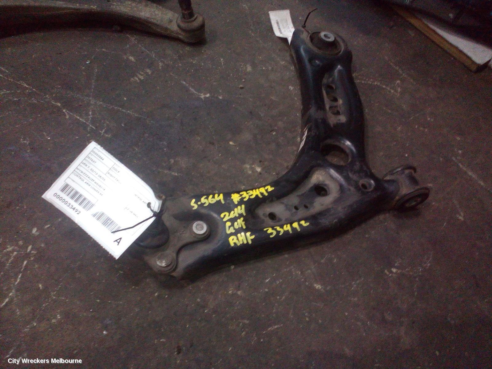 VOLKSWAGEN GOLF 2014 Right Front Lower Control Arm