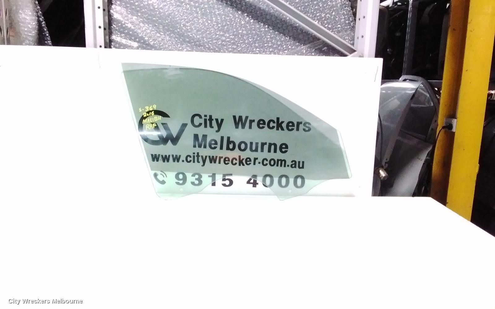HOLDEN MALIBU 2016 Right Front Door Window