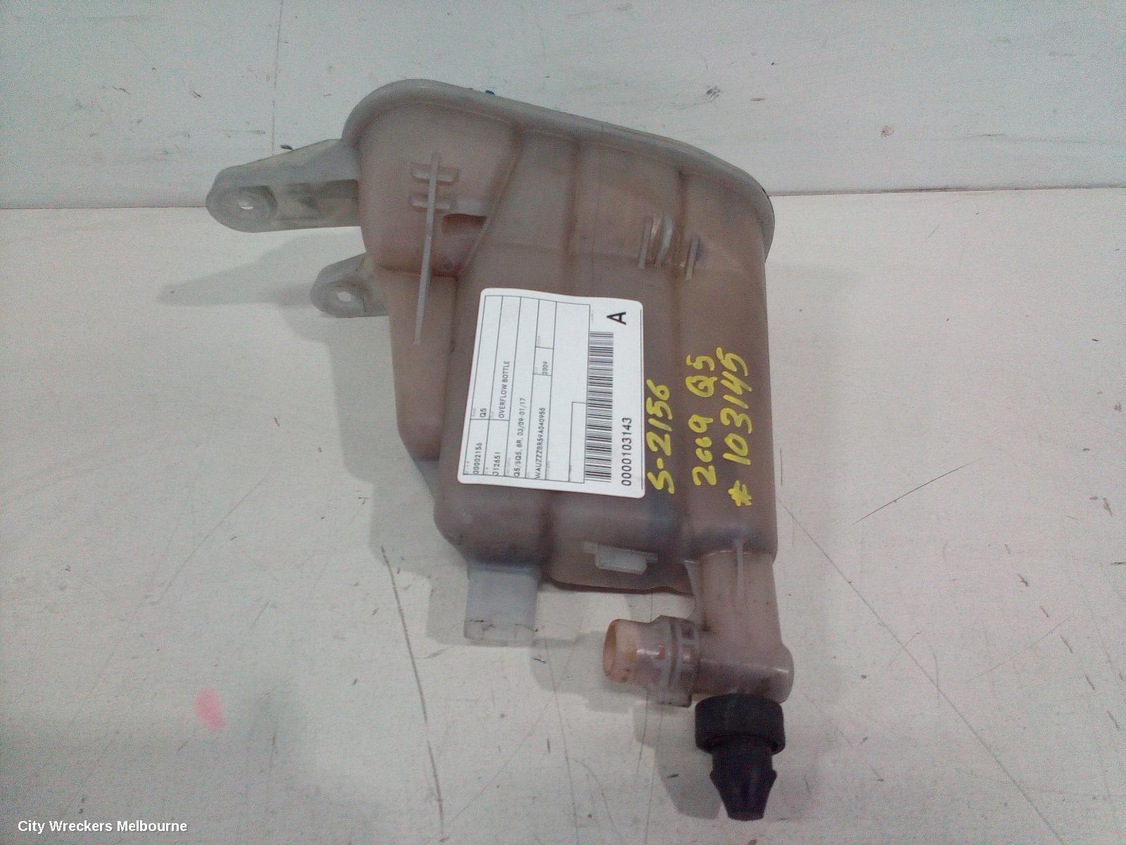 AUDI Q5 2009 Overflow Bottle