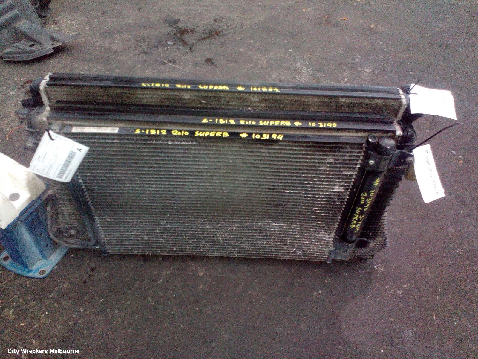 SKODA SUPERB 2010 Intercooler