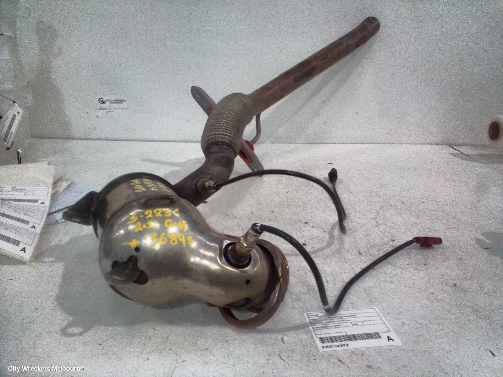 VOLKSWAGEN GOLF 2020 Catalytic Converter