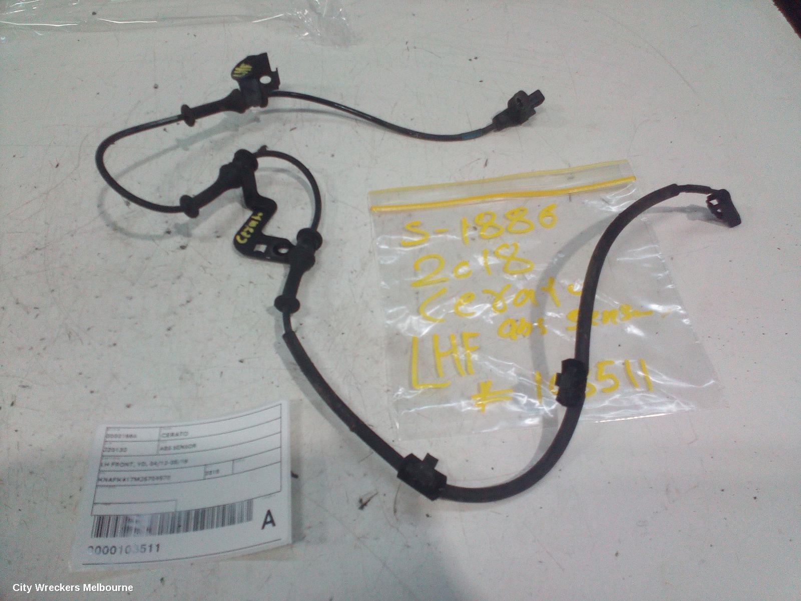 KIA CERATO 2018 Abs Sensor