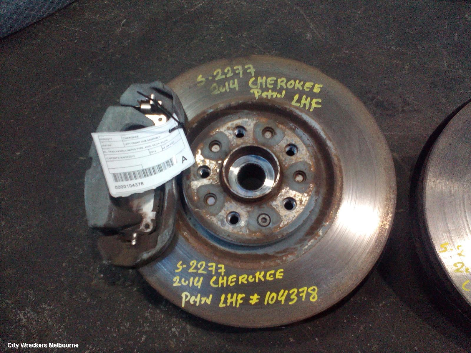 JEEP CHEROKEE 2014 Left Front Hub Assembly