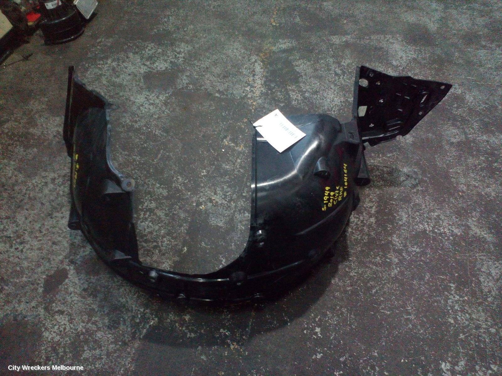 HONDA CIVIC 2019 Right Guard Liner