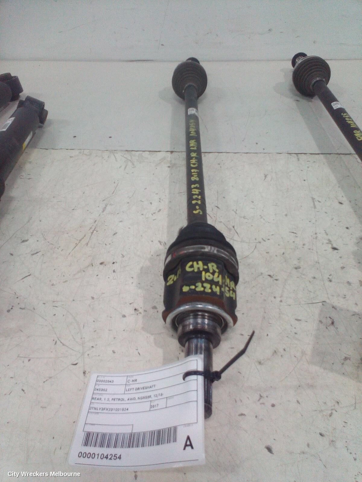 TOYOTA C-HR 2017 Left Driveshaft