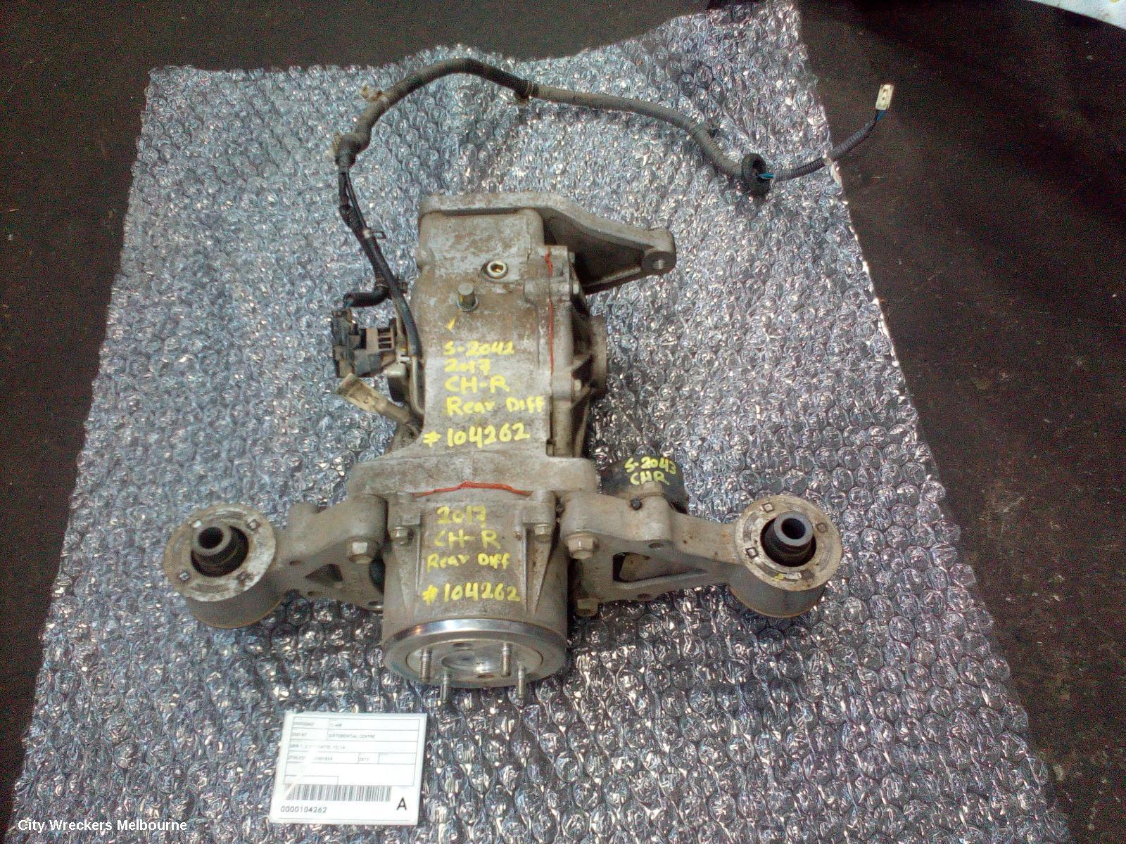 TOYOTA C-HR 2017 Differential Centre