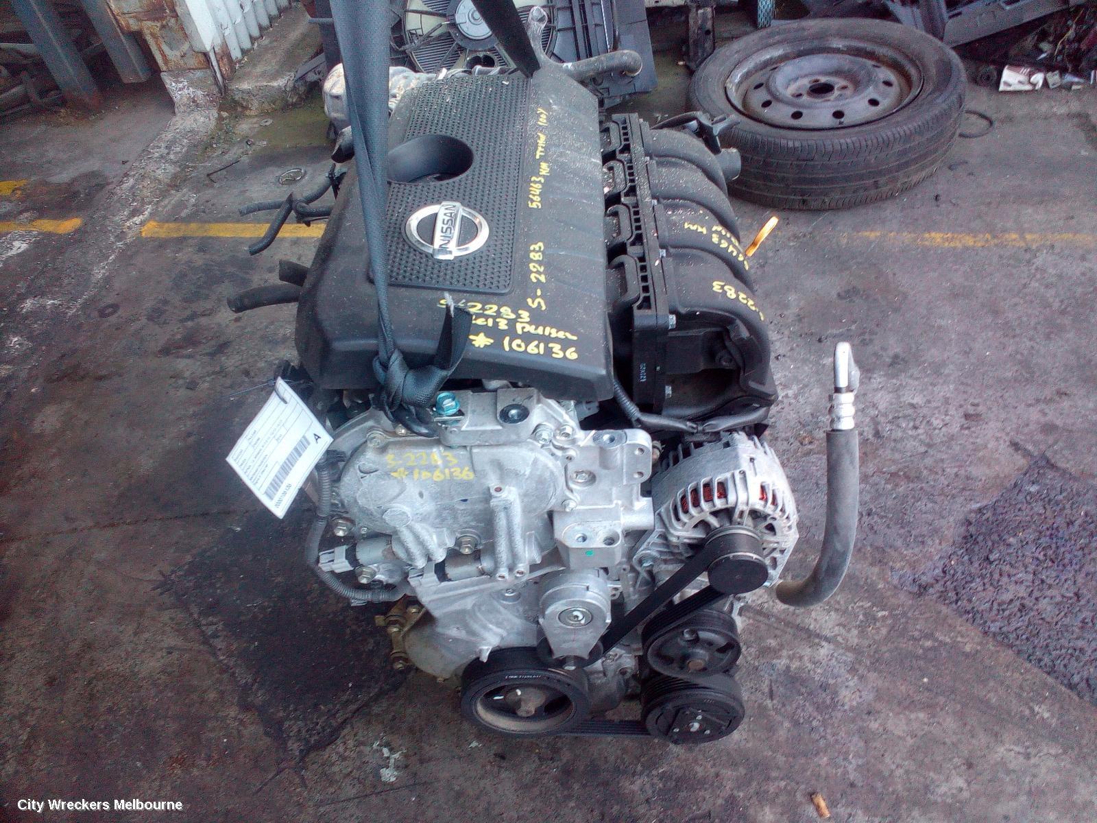 NISSAN PULSAR 2013 Engine