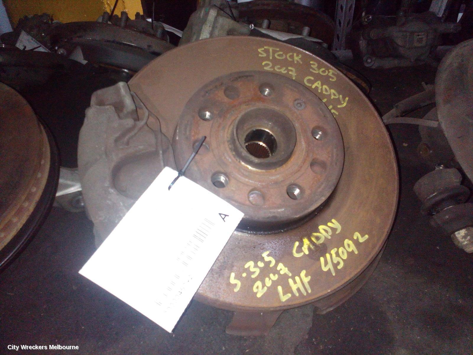 VOLKSWAGEN CADDY 2007 Left Front Hub Assembly