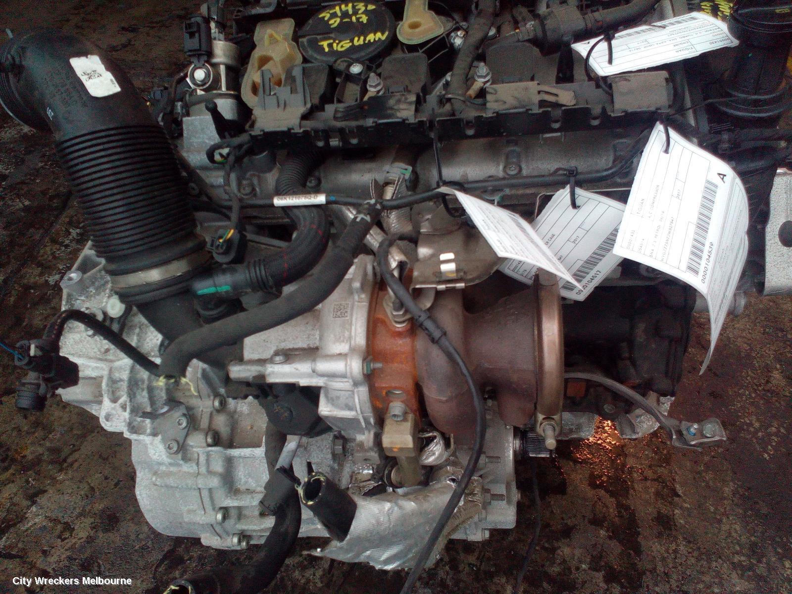 VOLKSWAGEN TIGUAN 2017 Turbo Supercharger