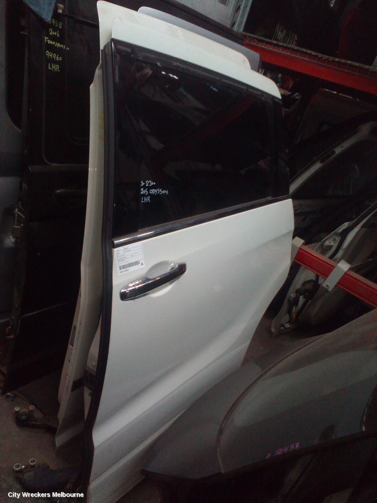 HONDA ODYSSEY 2015 Left Rear Door/Sliding