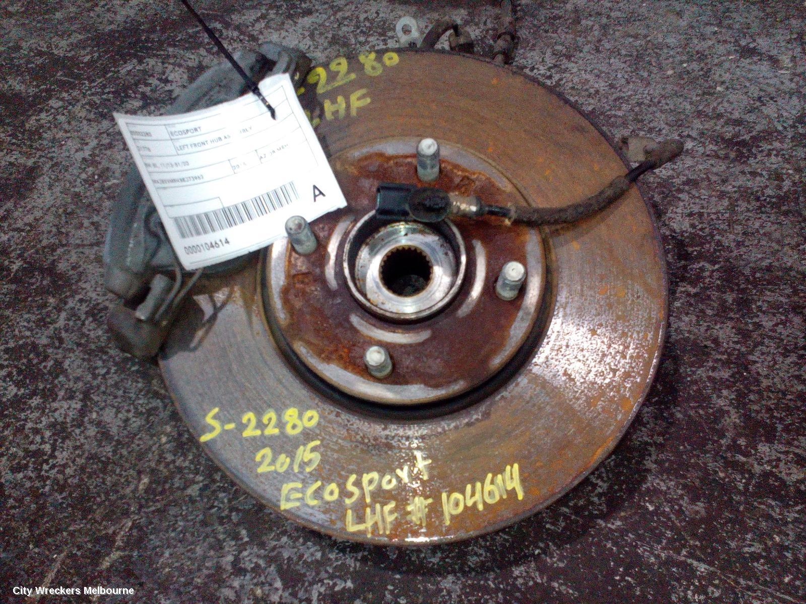 FORD ECOSPORT 2015 Left Front Hub Assembly