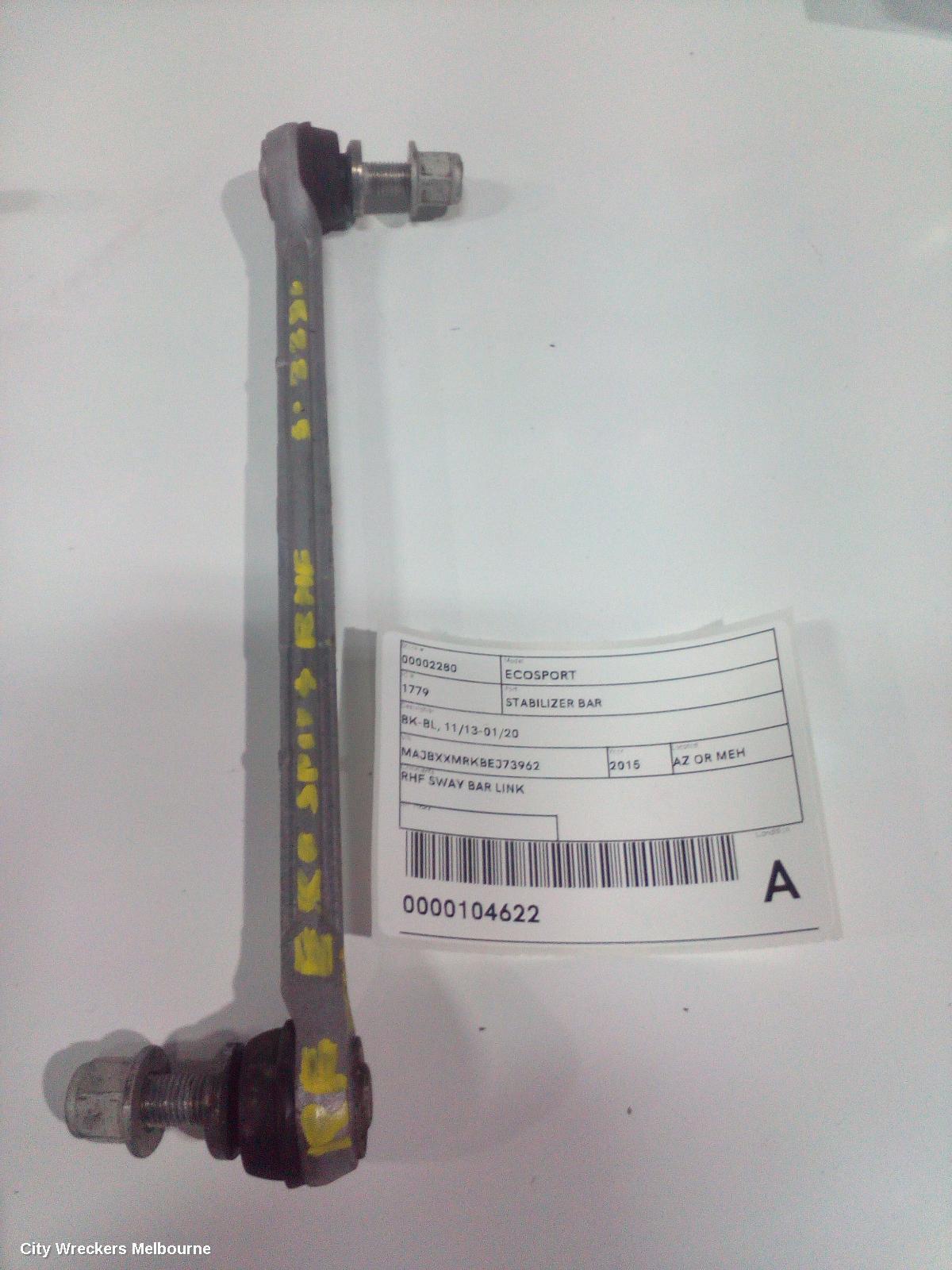 FORD ECOSPORT 2015 Stabiliser Bar