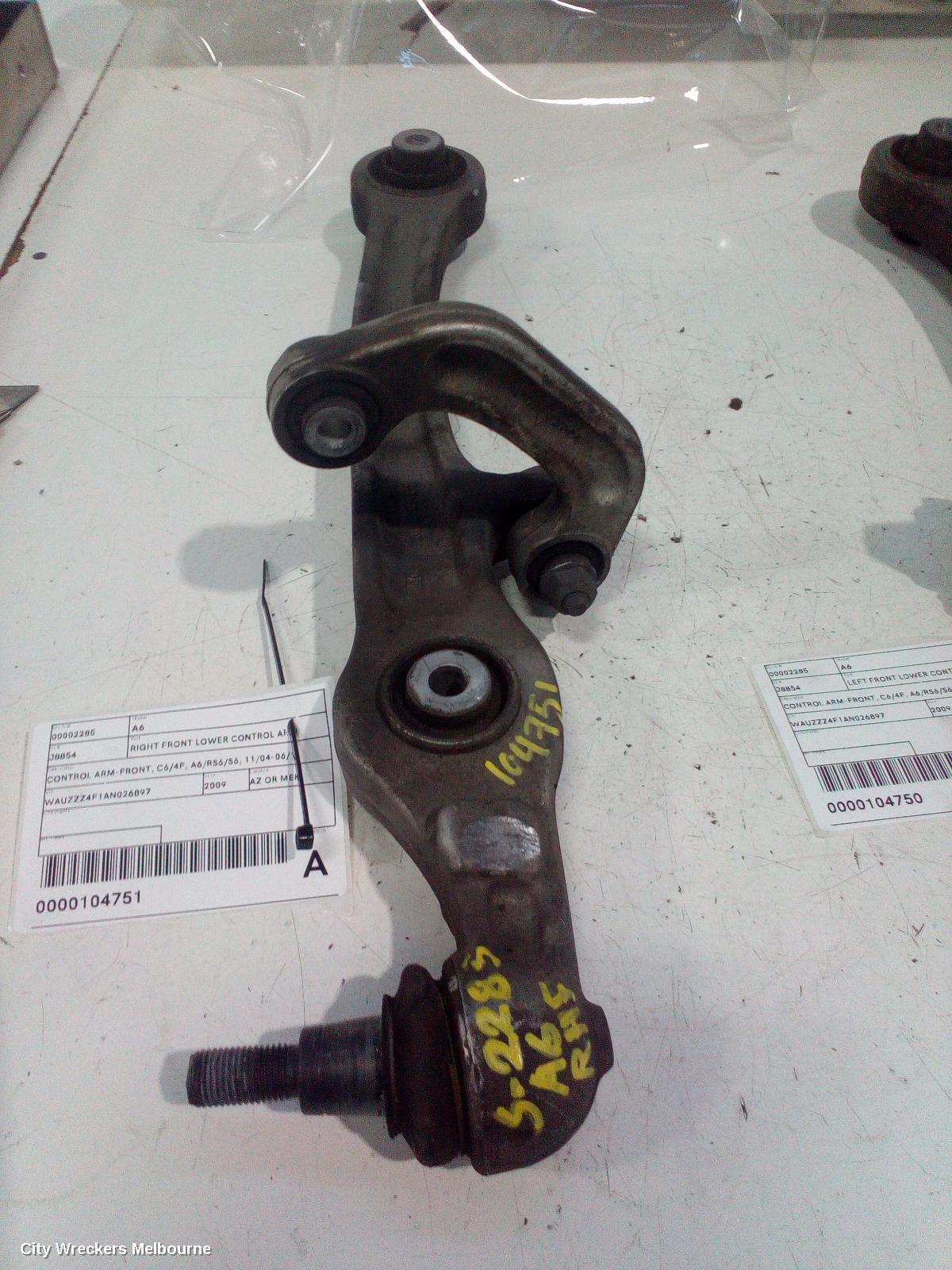 AUDI A6 2009 Right Front Lower Control Arm