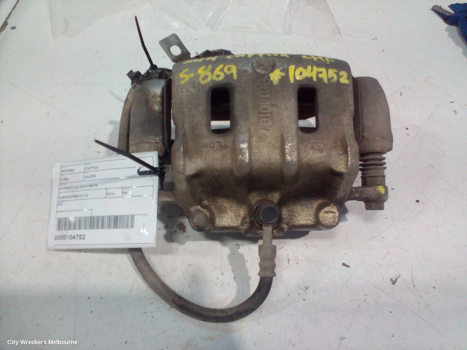 HOLDEN CAPTIVA 2014 Caliper