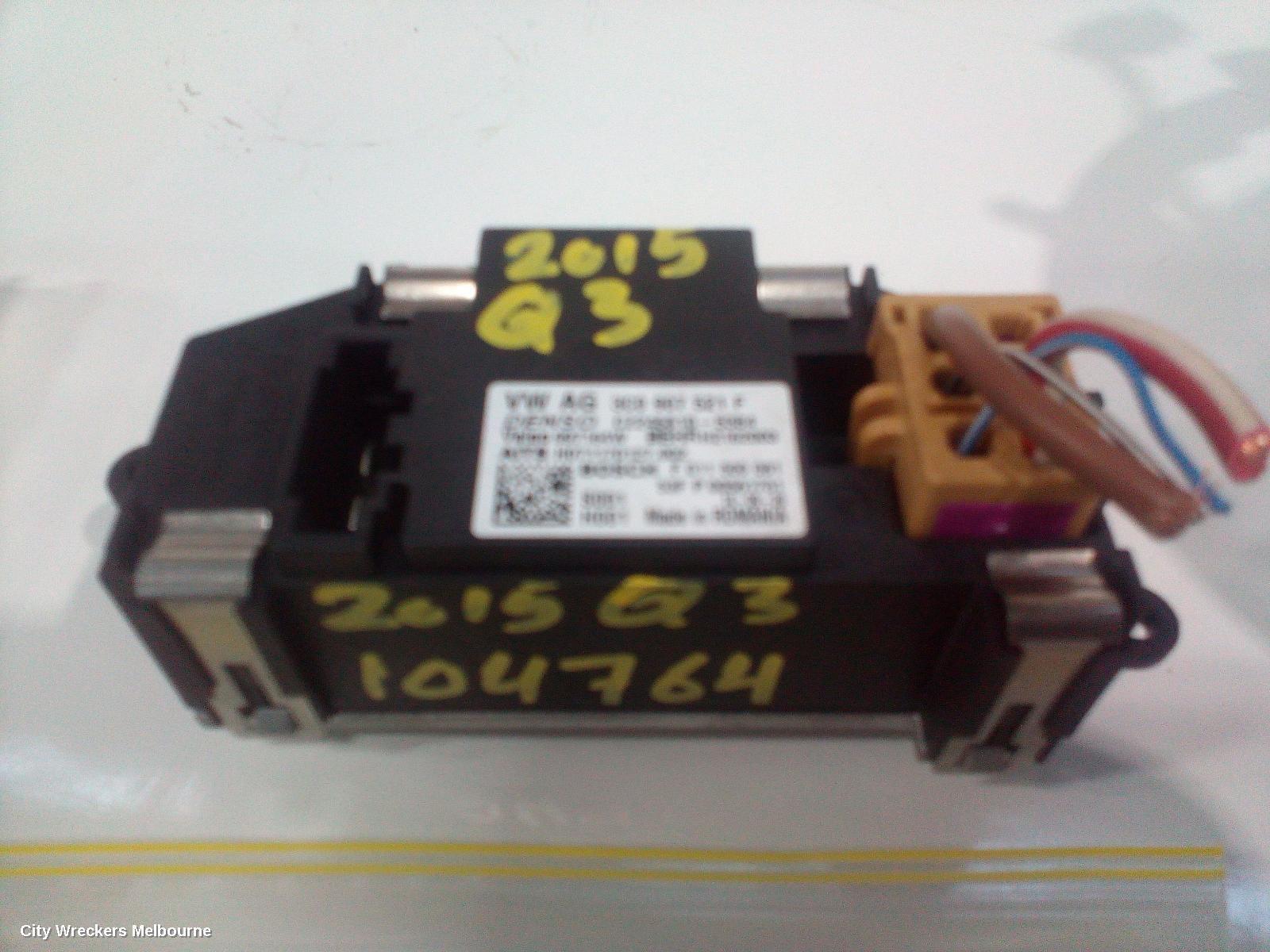 AUDI Q3 2015 Fan Speed Resistor