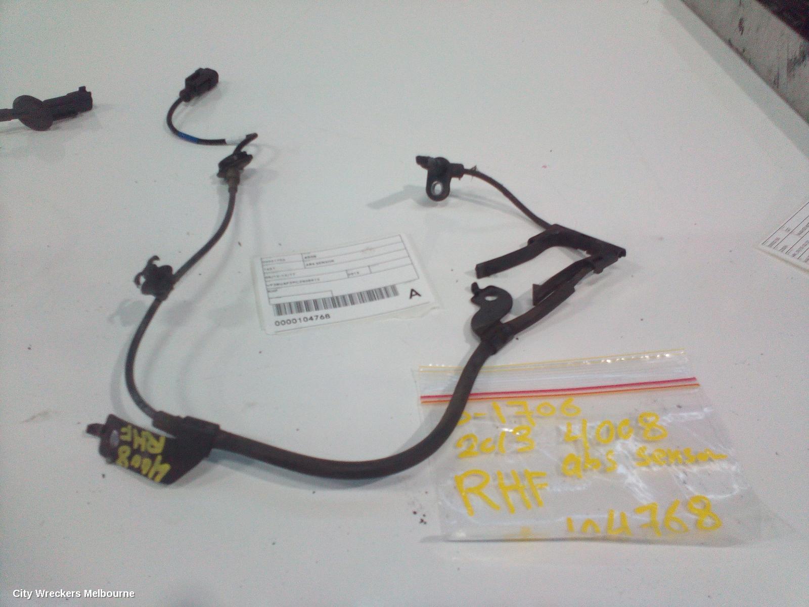 PEUGEOT 4008 2013 Abs Sensor
