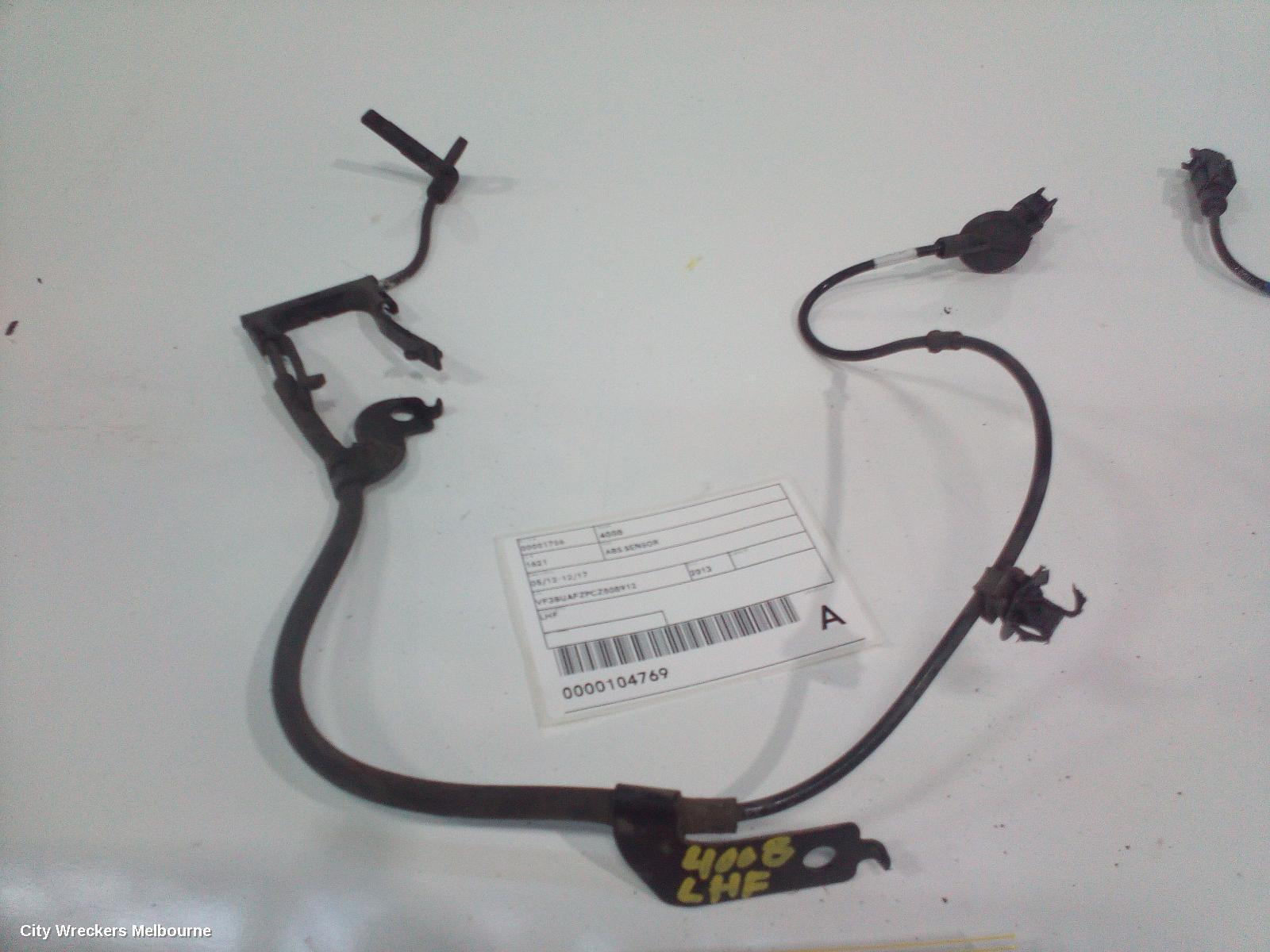 PEUGEOT 4008 2013 Abs Sensor