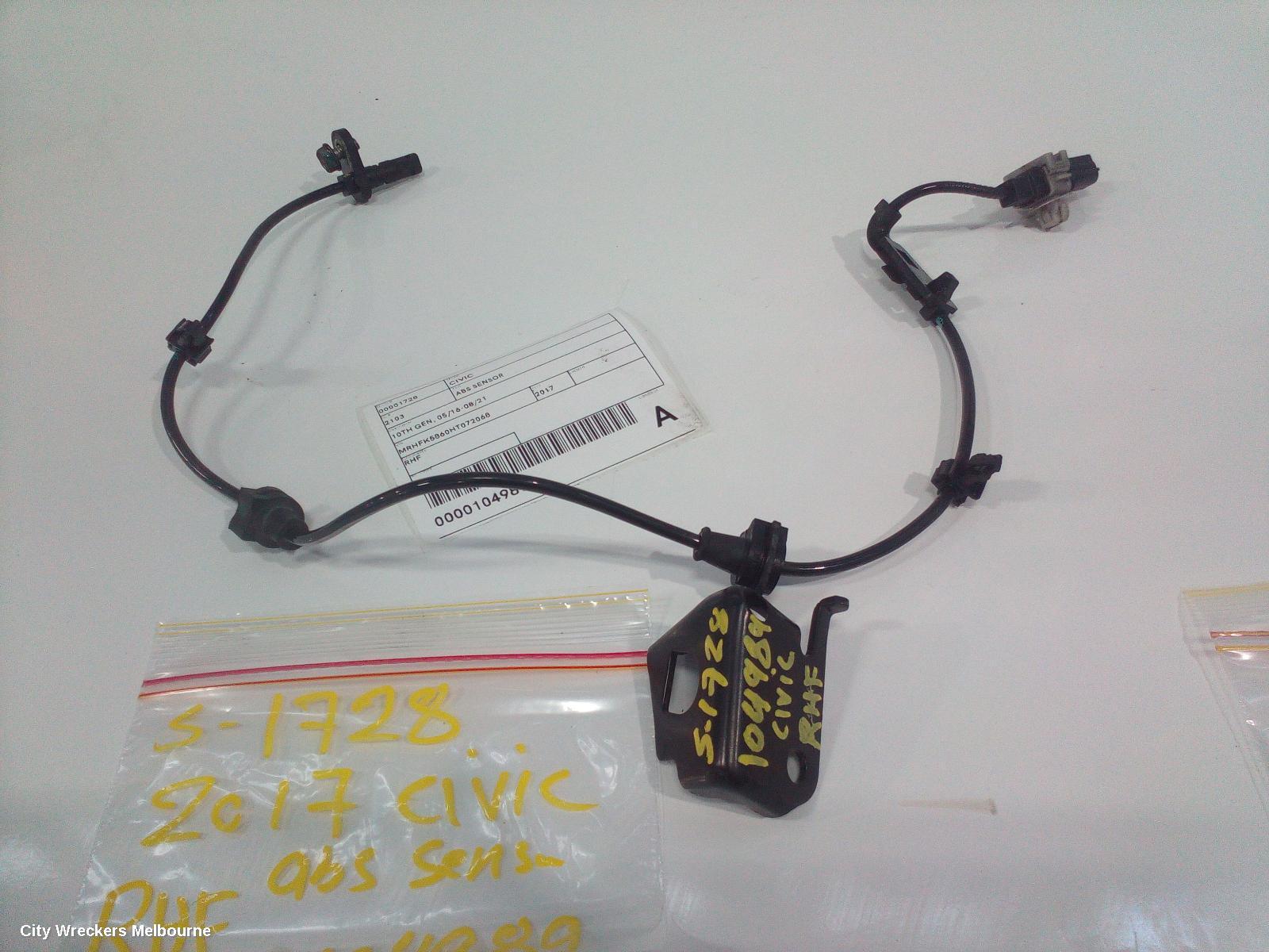 HONDA CIVIC 2017 Abs Sensor