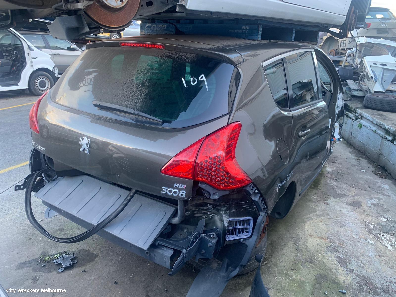 PEUGEOT 3008 2010 Left Rear Door/Sliding