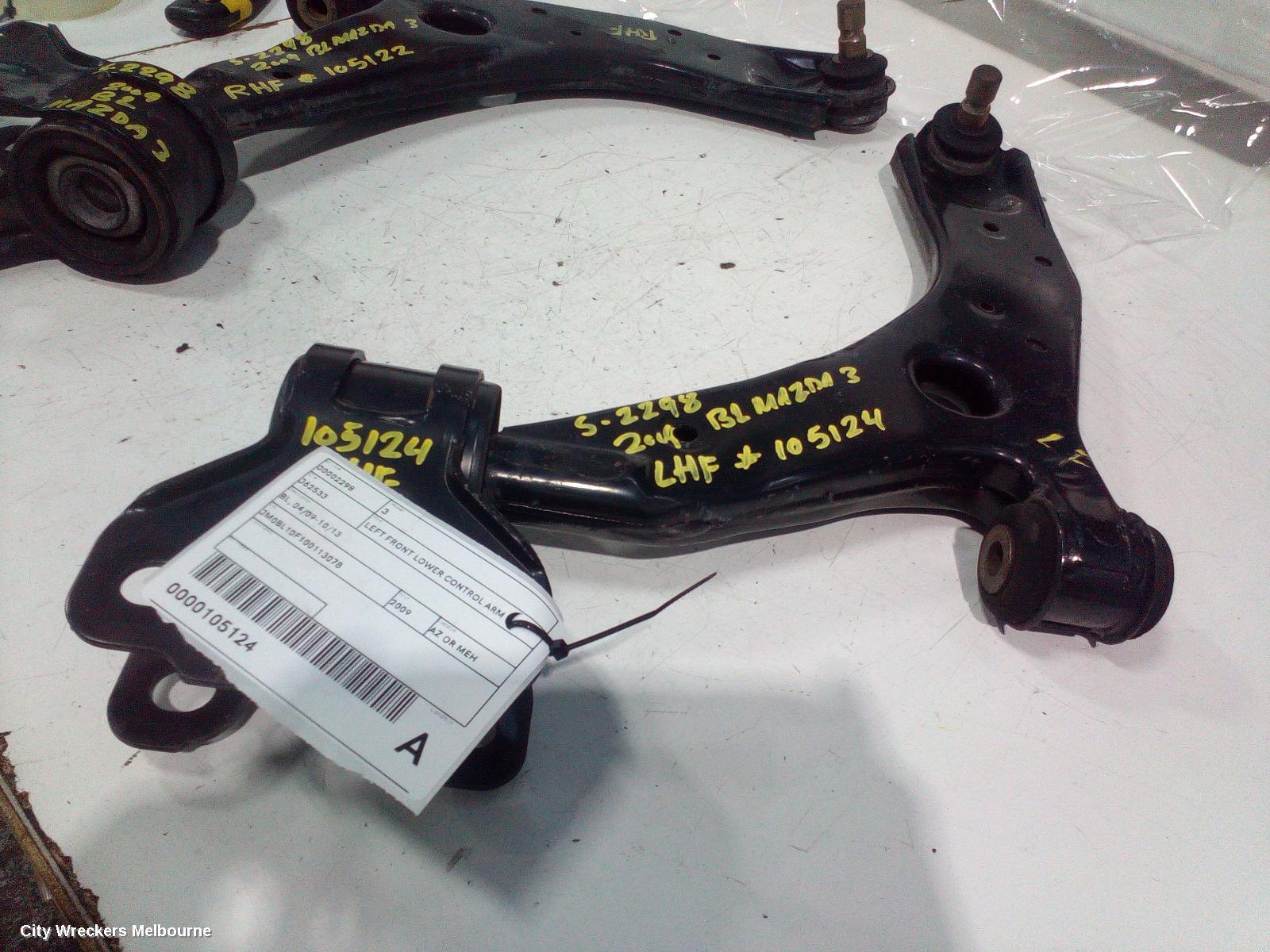 MAZDA 3 2009 Left Front Lower Control Arm