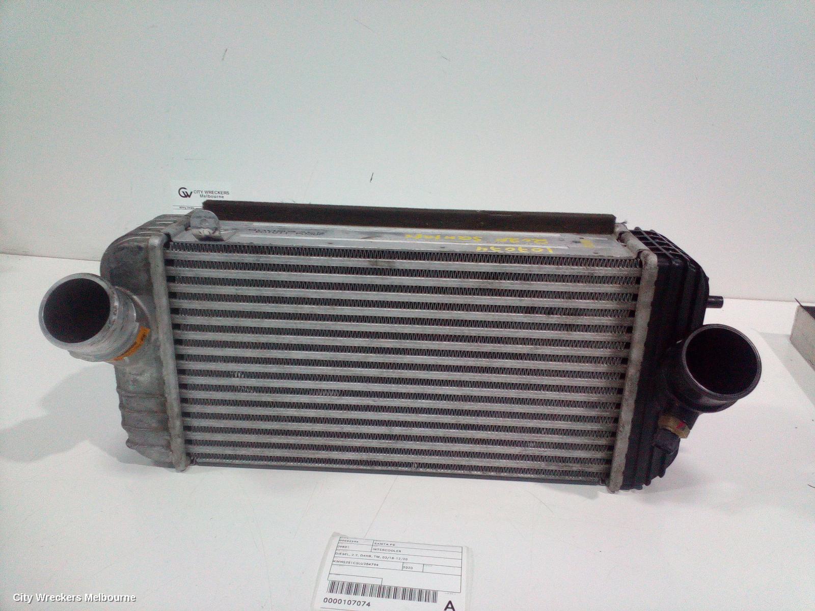 HYUNDAI SANTA FE 2020 Intercooler