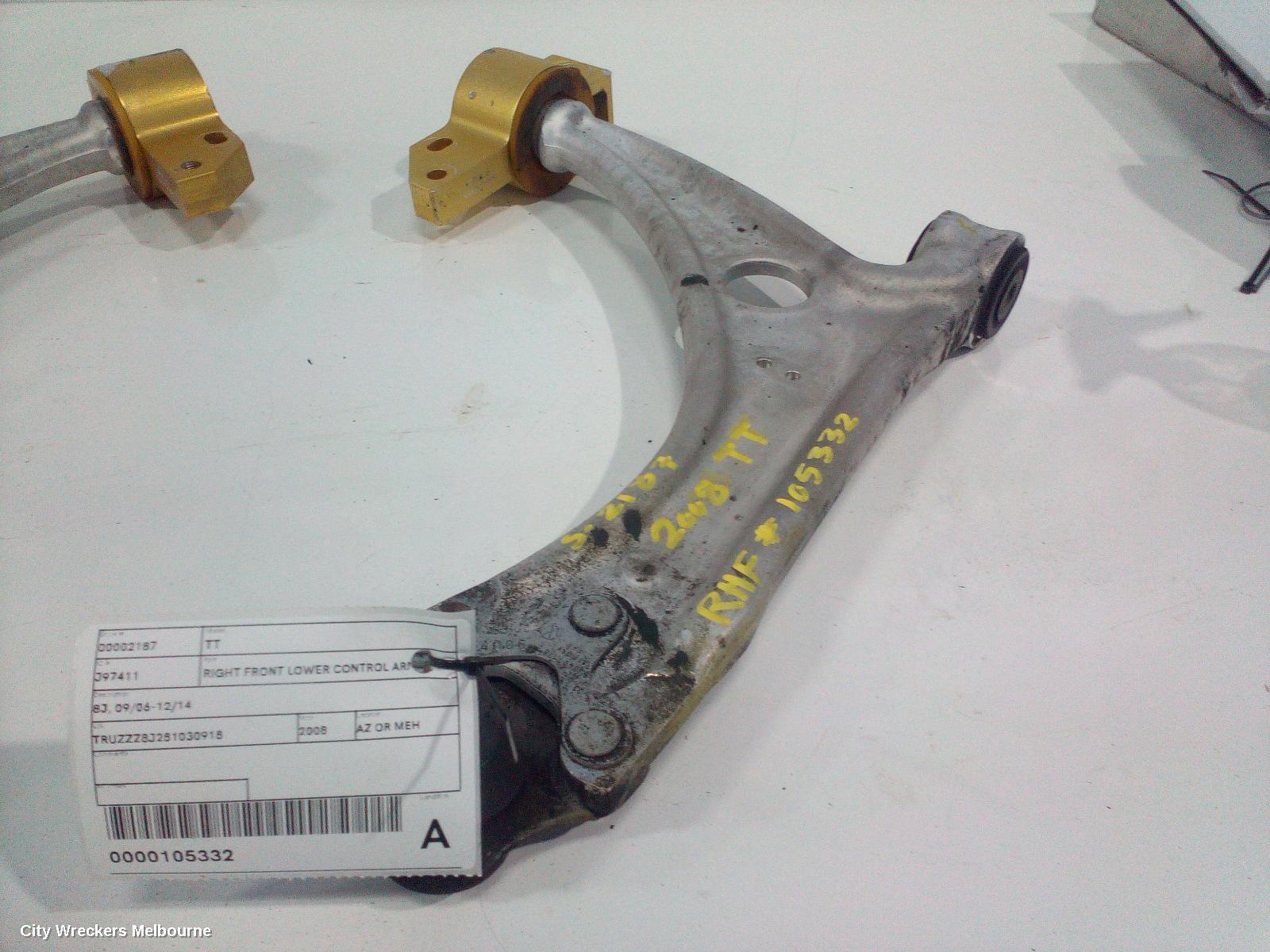 AUDI TT 2008 Right Front Lower Control Arm