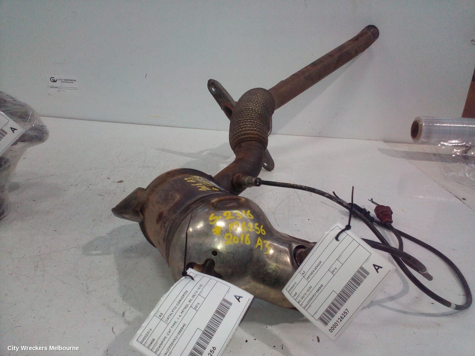 AUDI A3 2016 Catalytic Converter