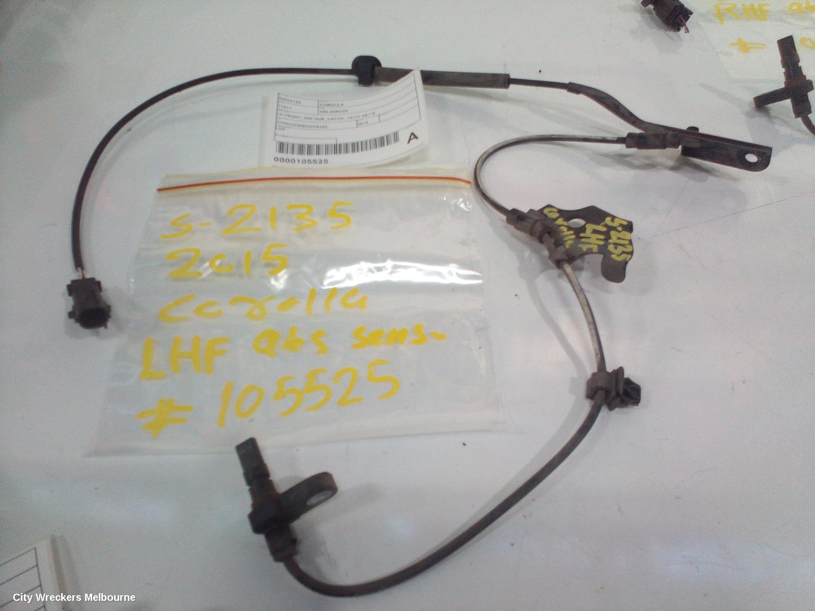 TOYOTA COROLLA 2015 Abs Sensor