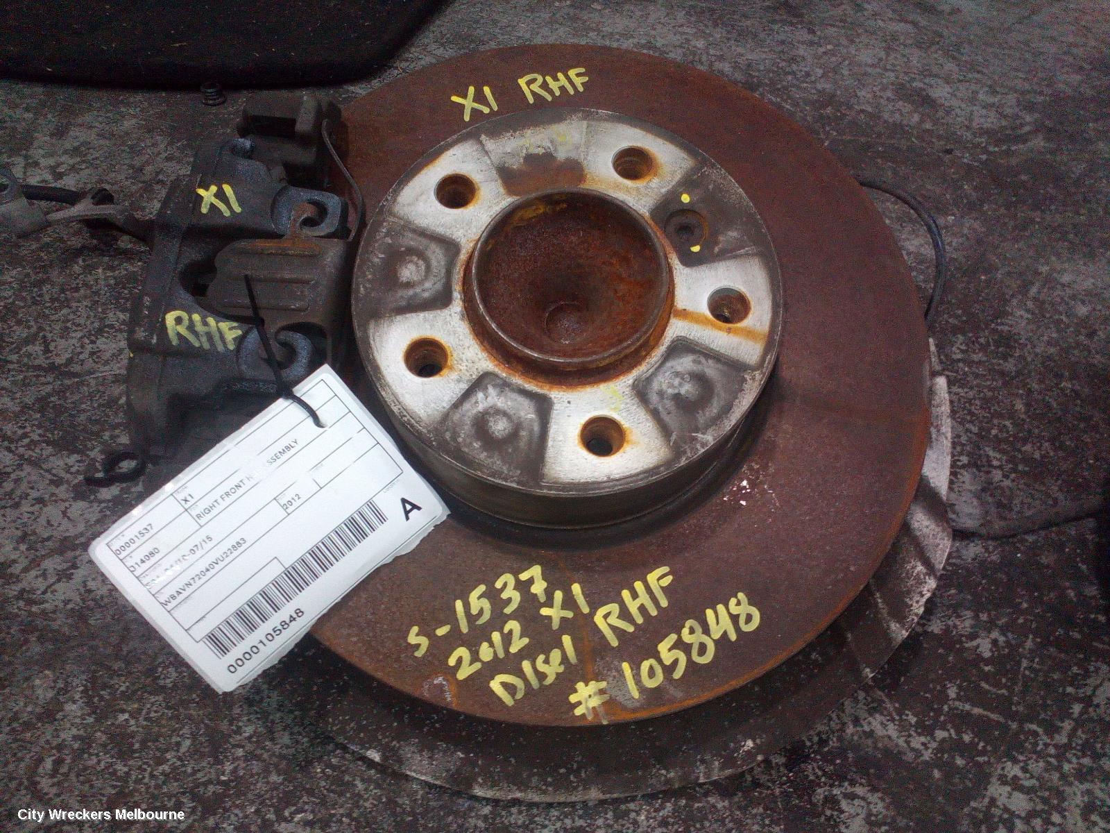 BMW X1 2012 Right Front Hub Assembly