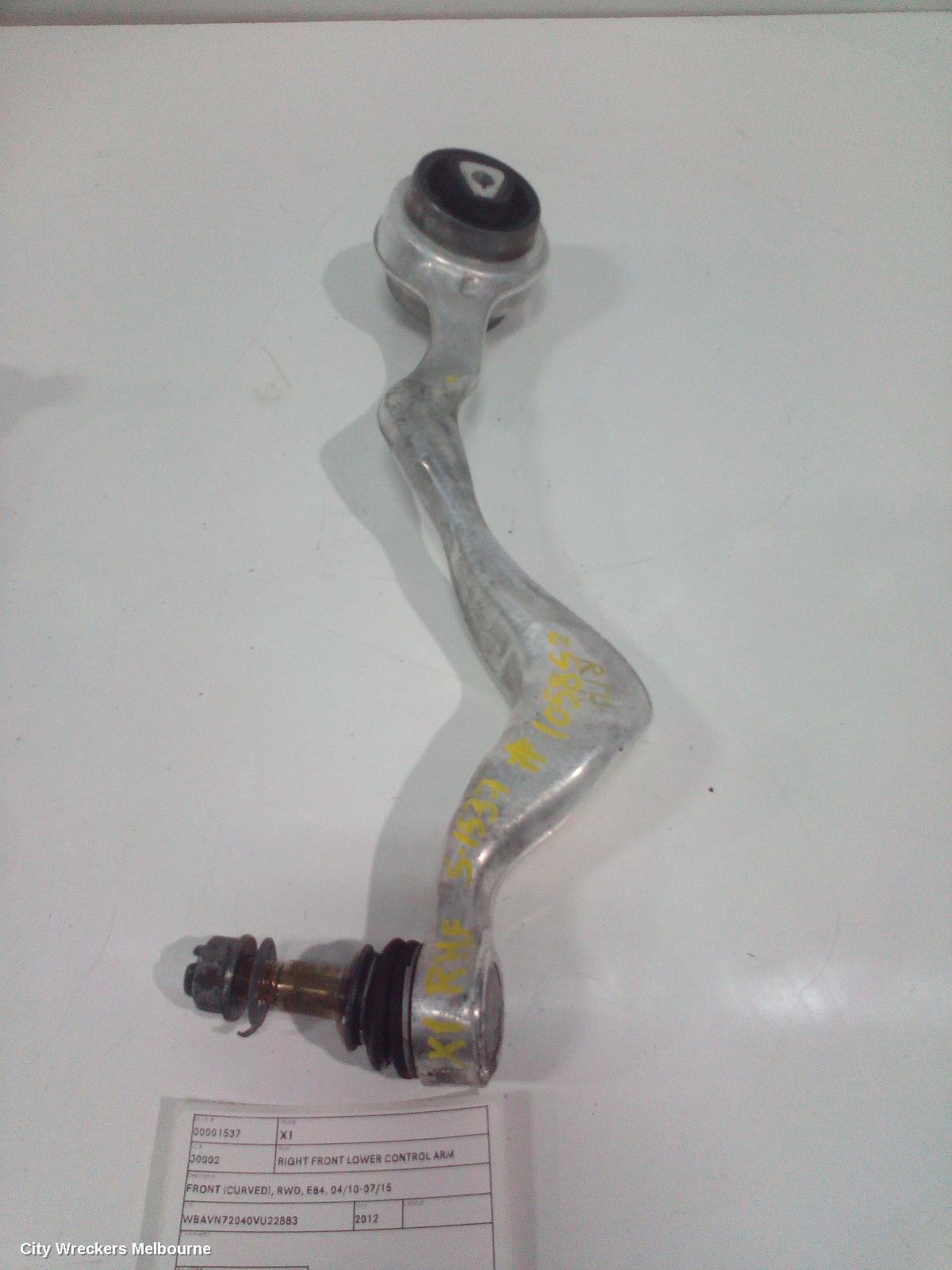 BMW X1 2012 Right Front Lower Control Arm