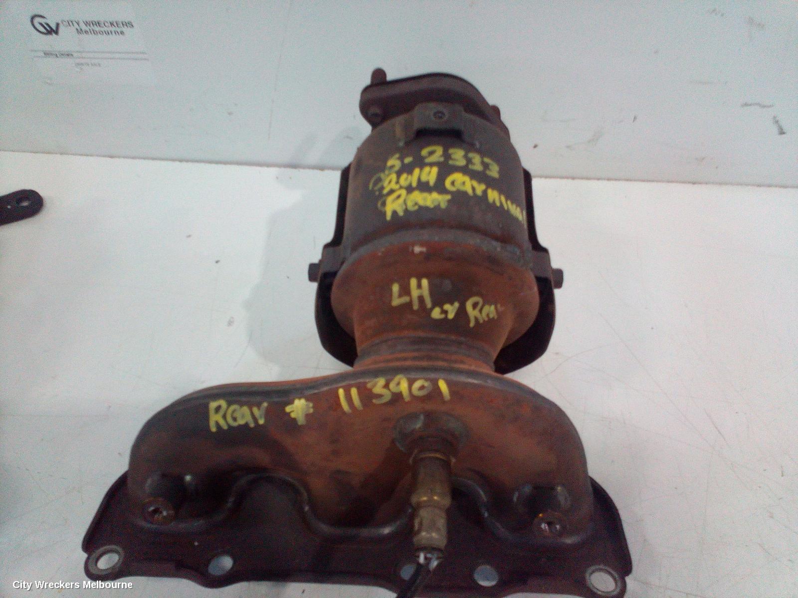 KIA CARNIVAL/GRAND CARNIVAL 2014 Catalytic Converter