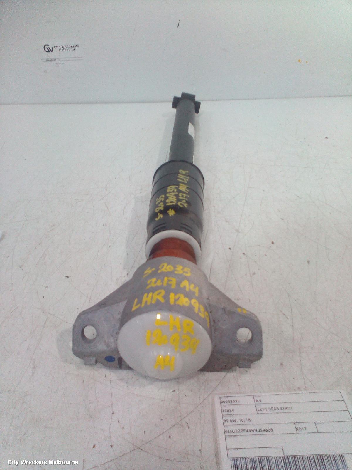 AUDI A4 2017 Left Rear Strut