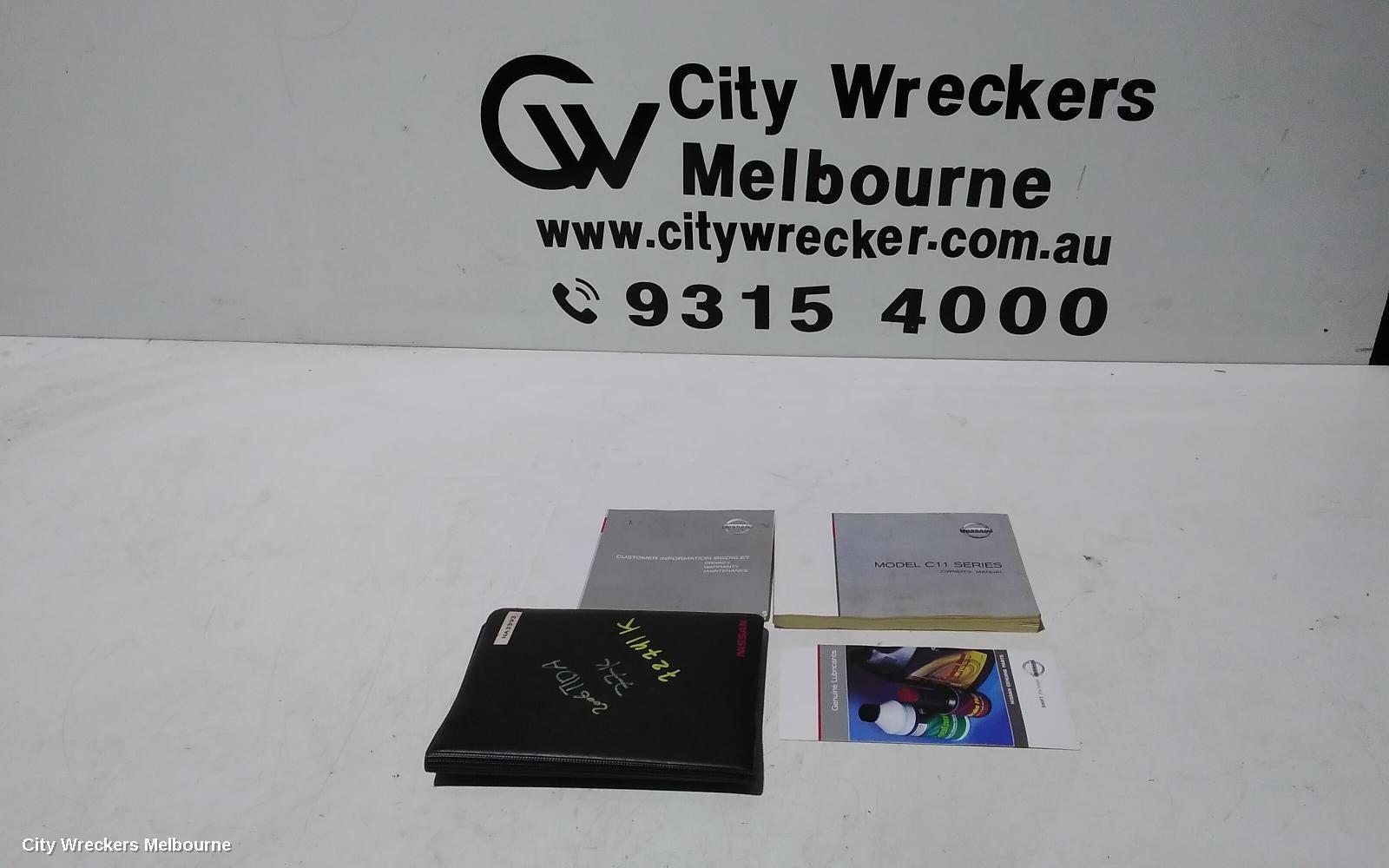 NISSAN TIIDA 2006 Owners Handbook