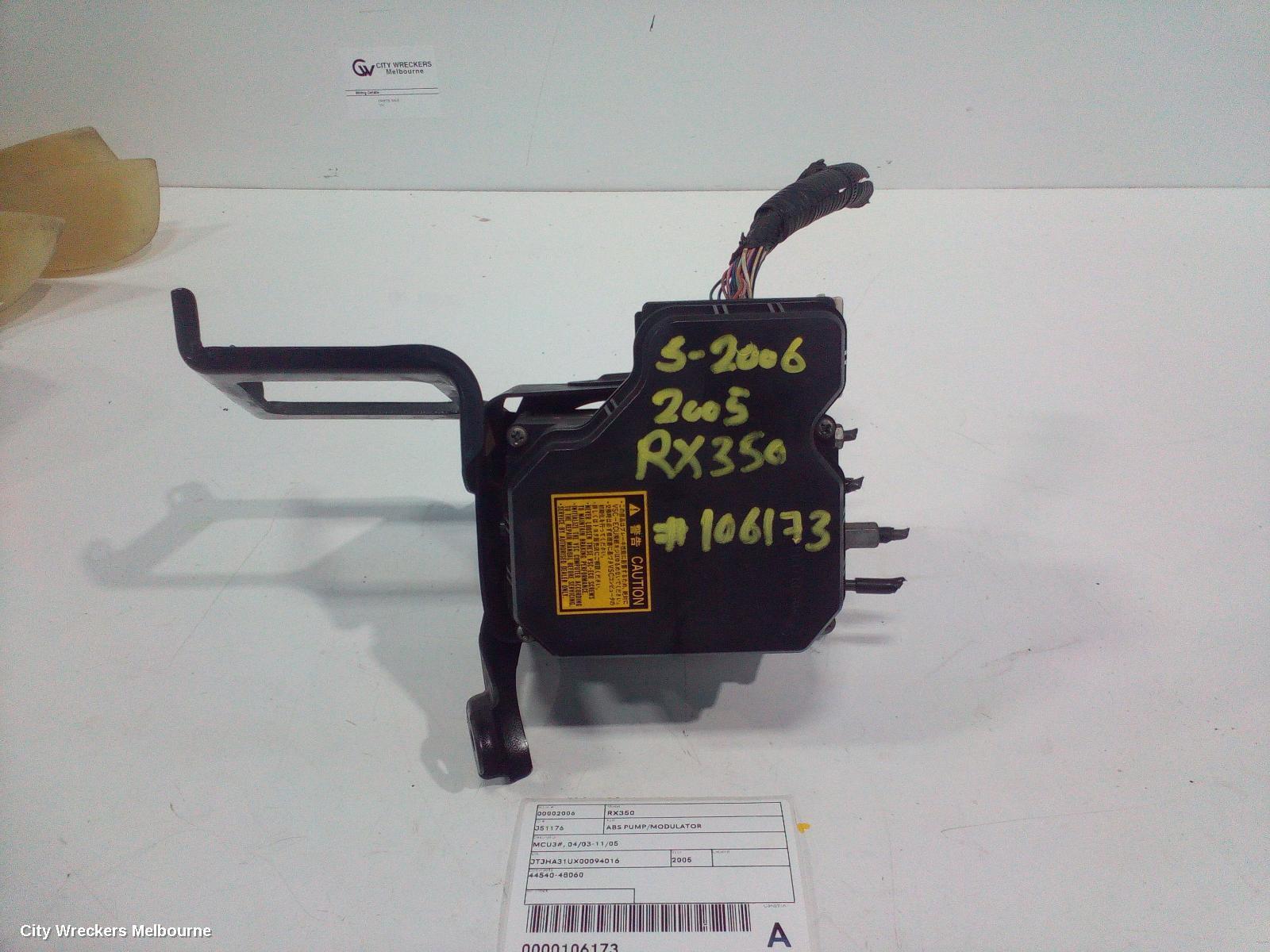 LEXUS RX SERIES 2005 Abs Pump/Modulator