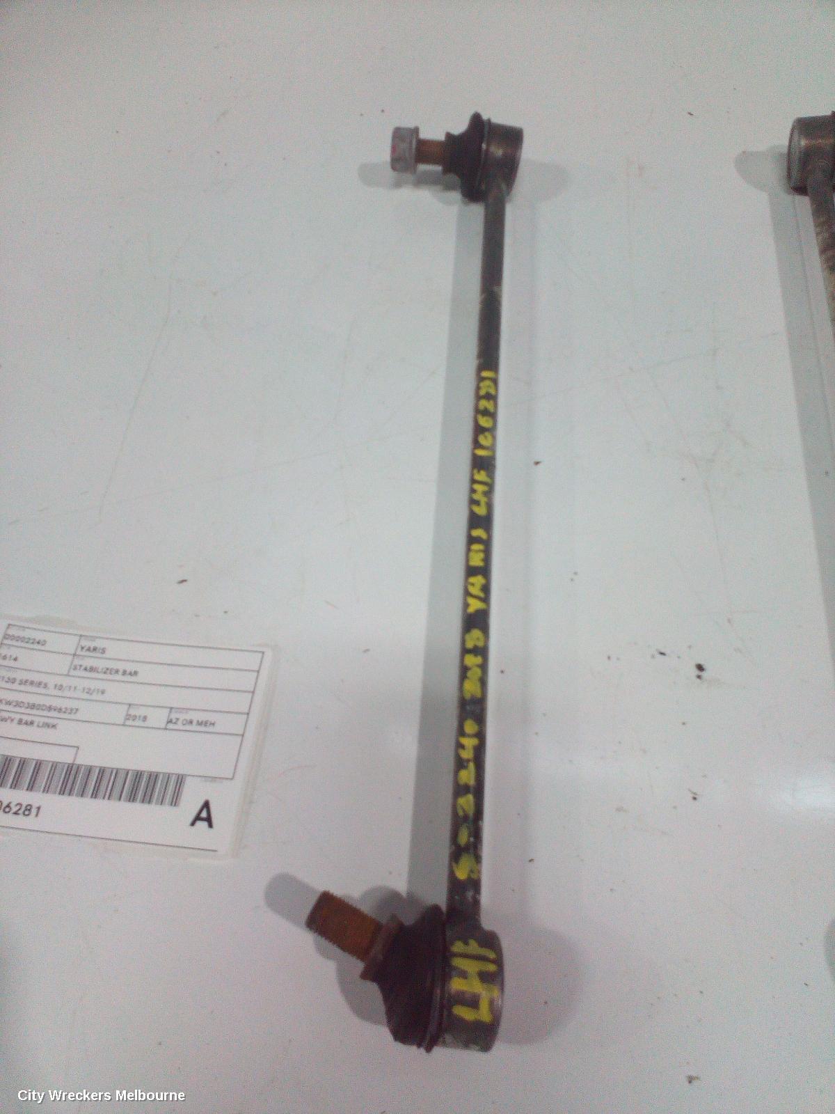 TOYOTA YARIS 2018 Stabiliser Bar