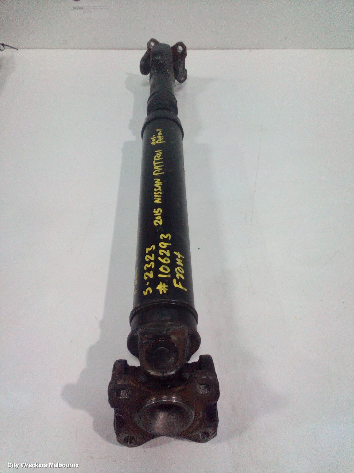 NISSAN PATROL 2015 Front Prop Shaft