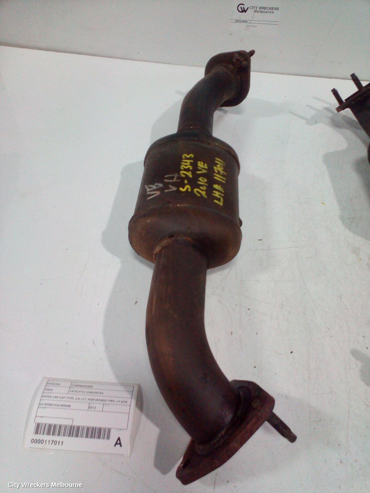 HOLDEN COMMODORE 2010 Catalytic Converter
