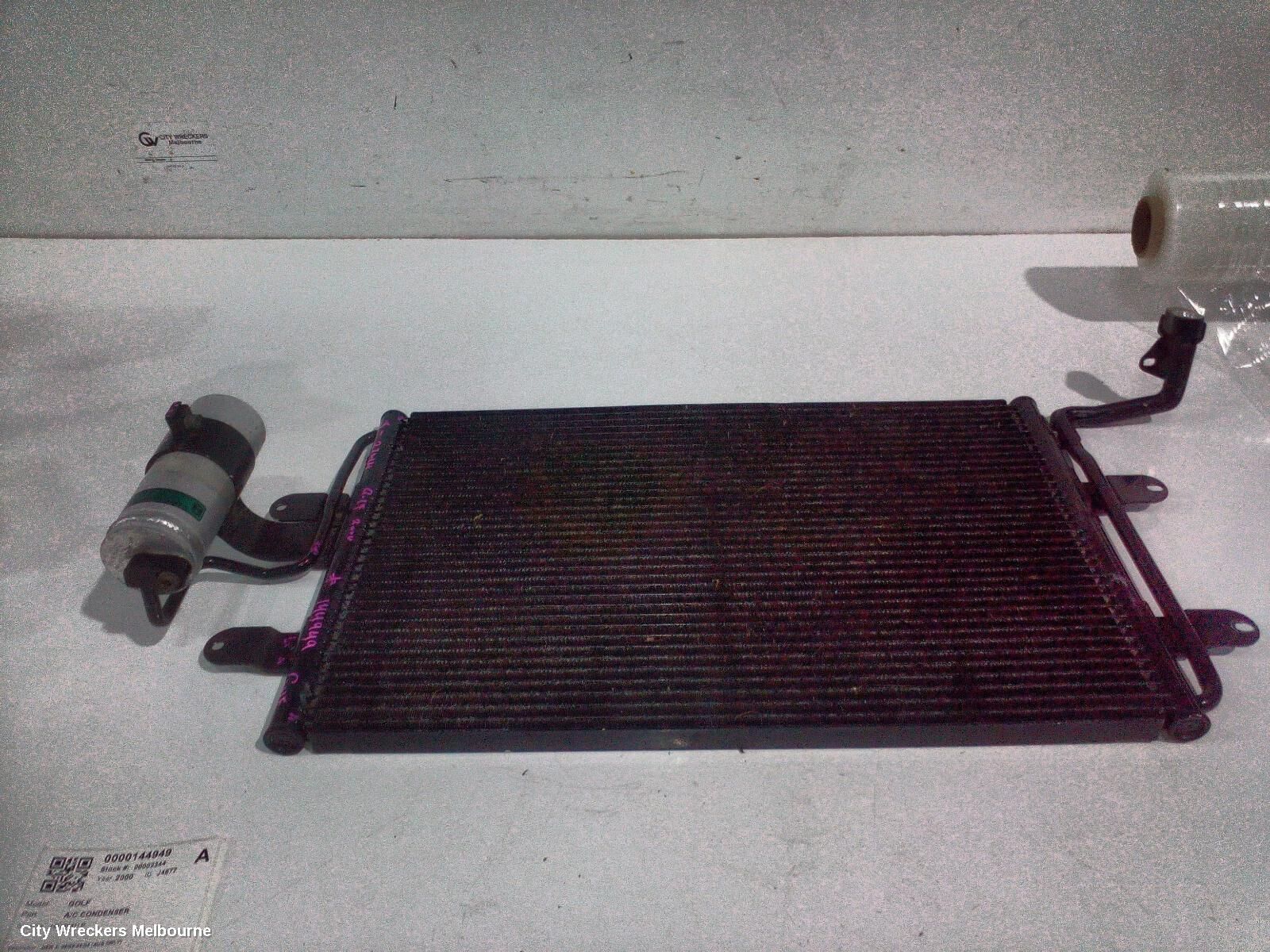 VOLKSWAGEN GOLF 2000 A/C Condenser
