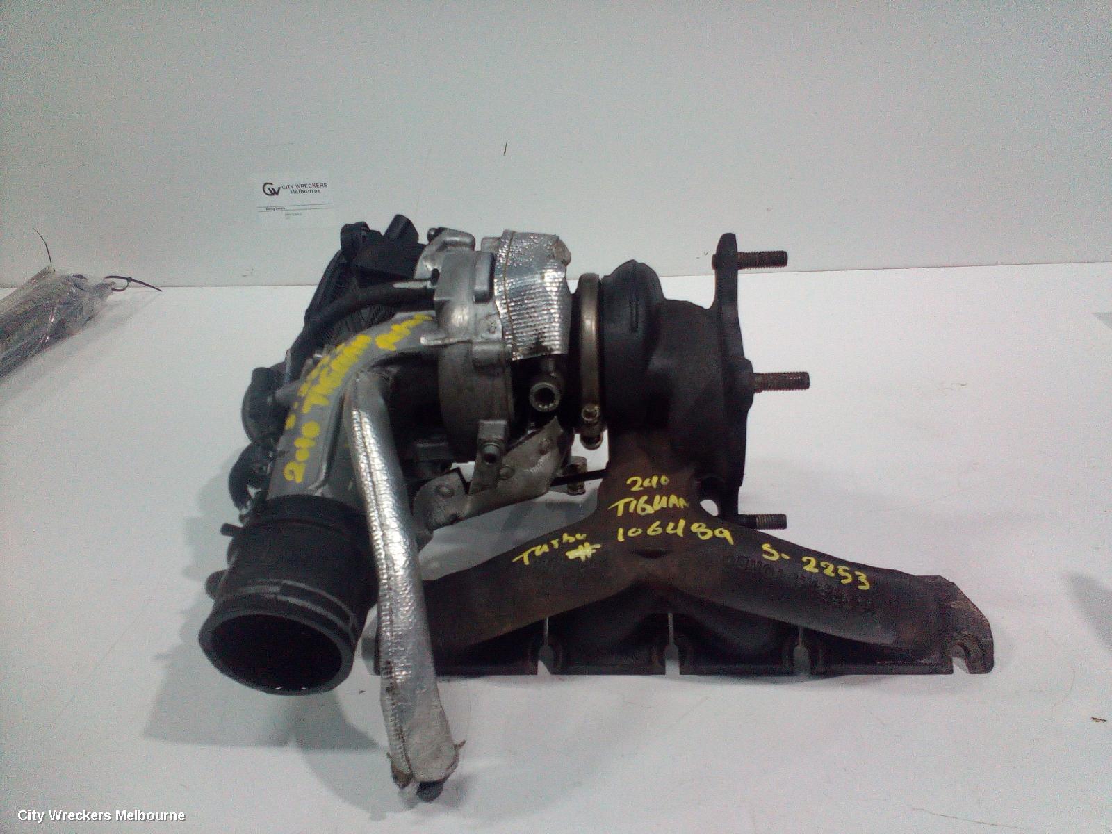 VOLKSWAGEN TIGUAN 2010 Turbo Supercharger
