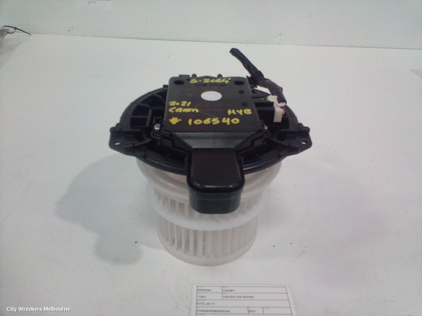 TOYOTA CAMRY 2021 Heater Fan Motor