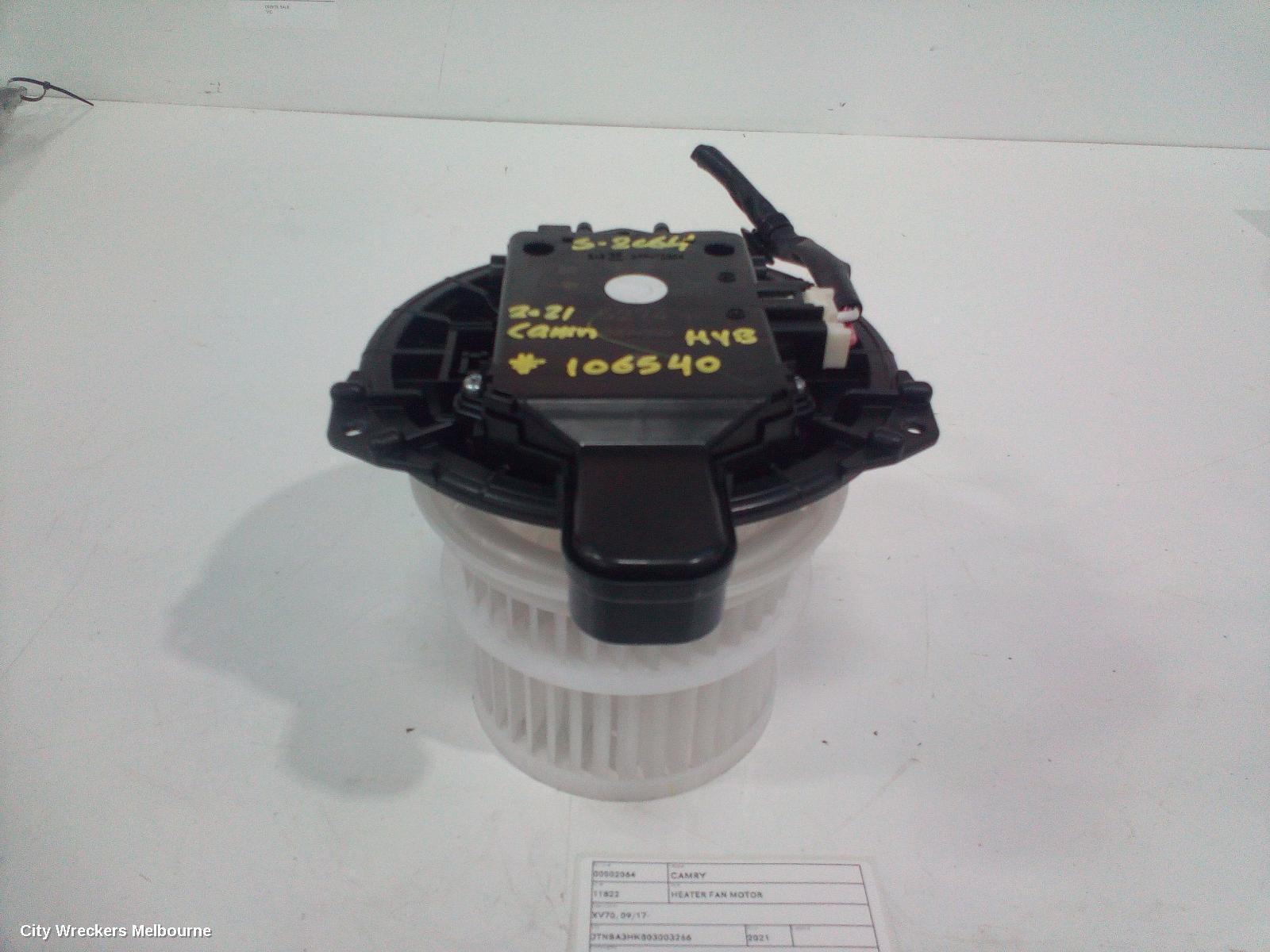 TOYOTA CAMRY 2021 Heater Fan Motor